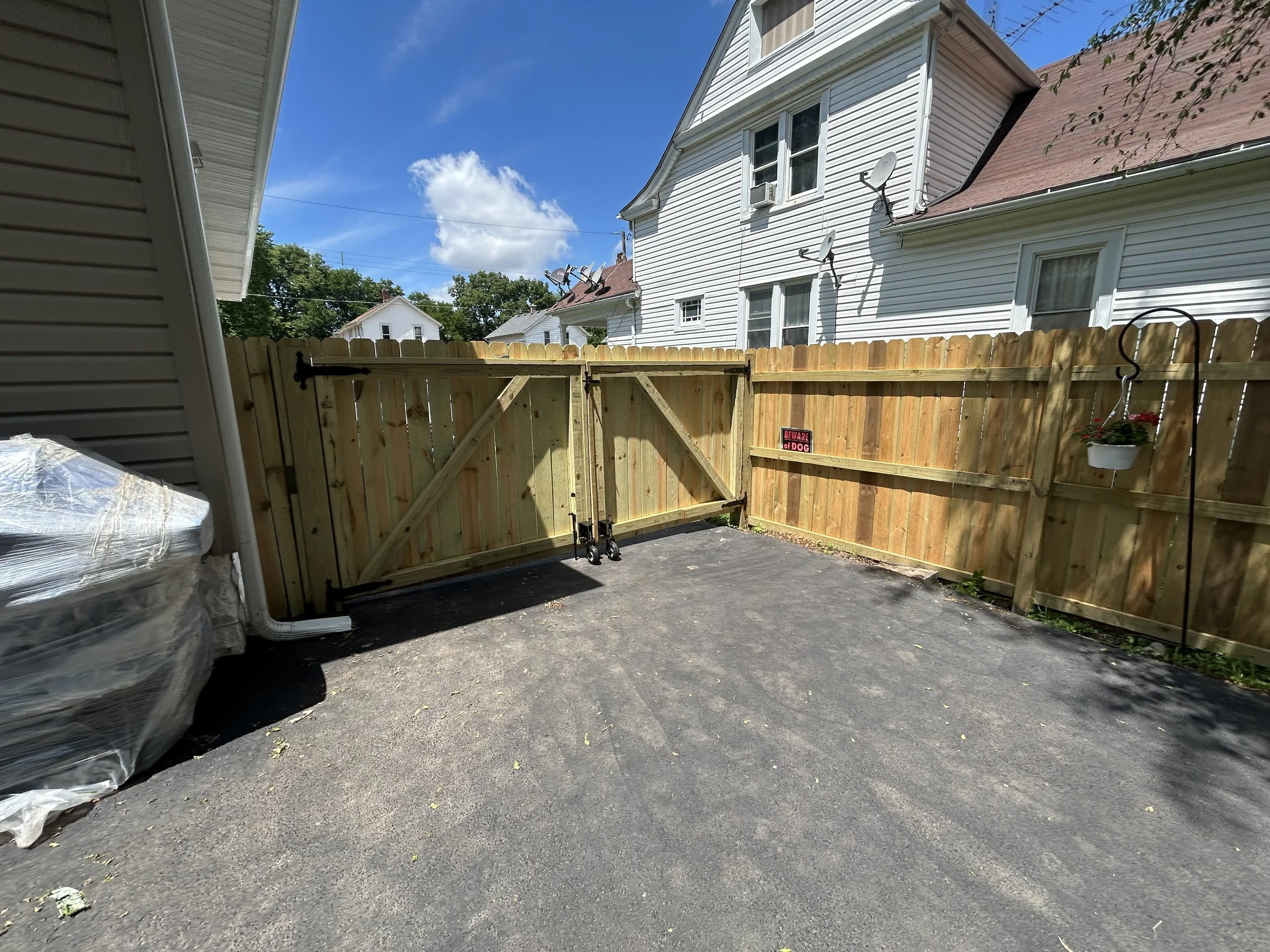 Privacy Fence with Gate