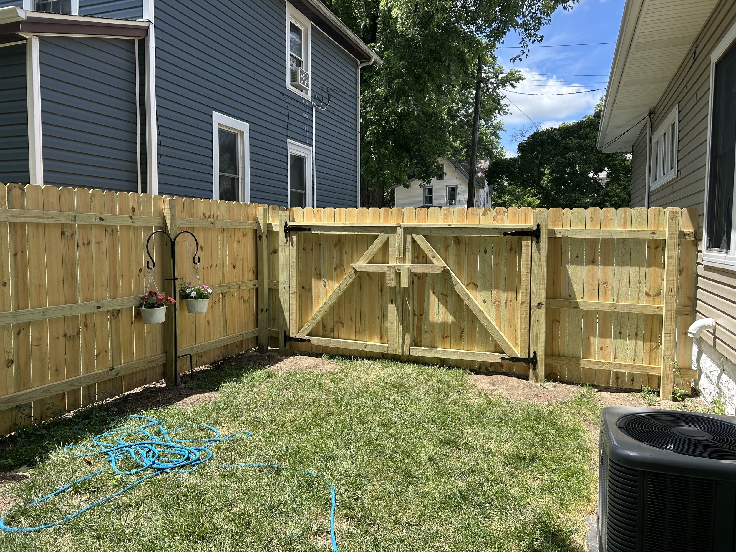 Privacy Fence with Gate