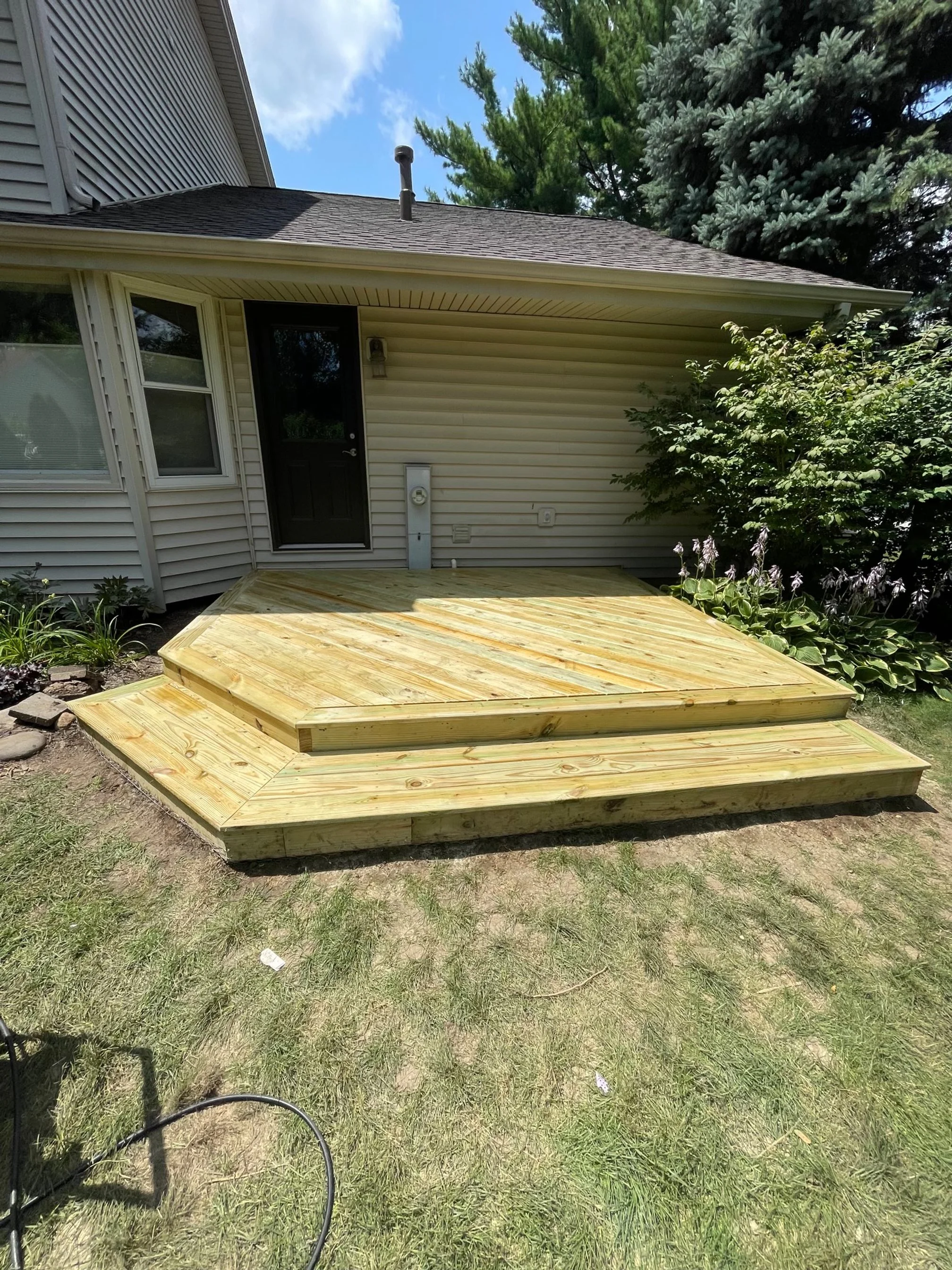 Pressure Treated Wood Deck