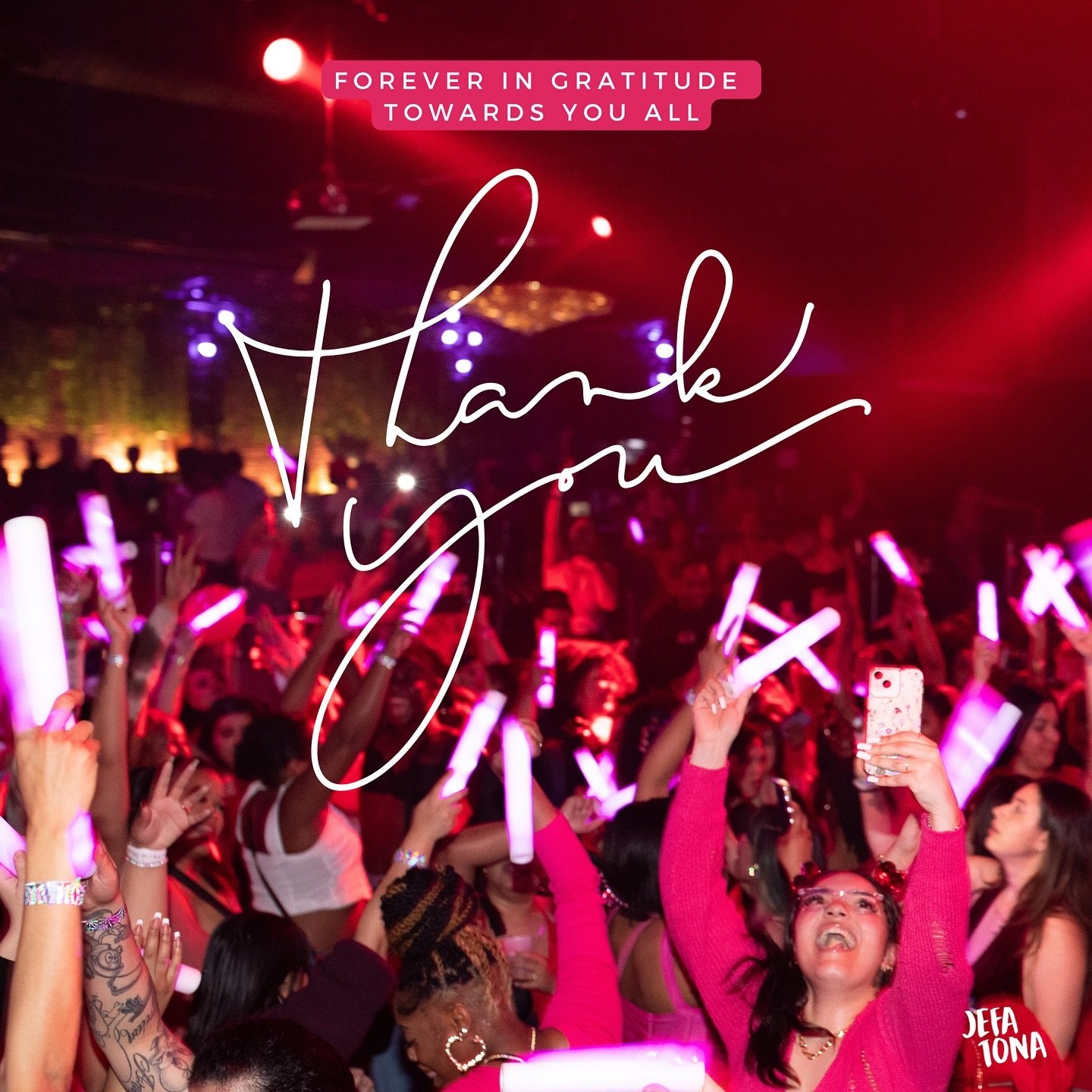 Thank you to our community.
Thank you to our team of talented DJs.
Thank you to our team of talented fitness instructors.
Thank you to the powerhouses who help behind the scenes.
Thank you, thank you, thank you! 

We have no idea what the future has 