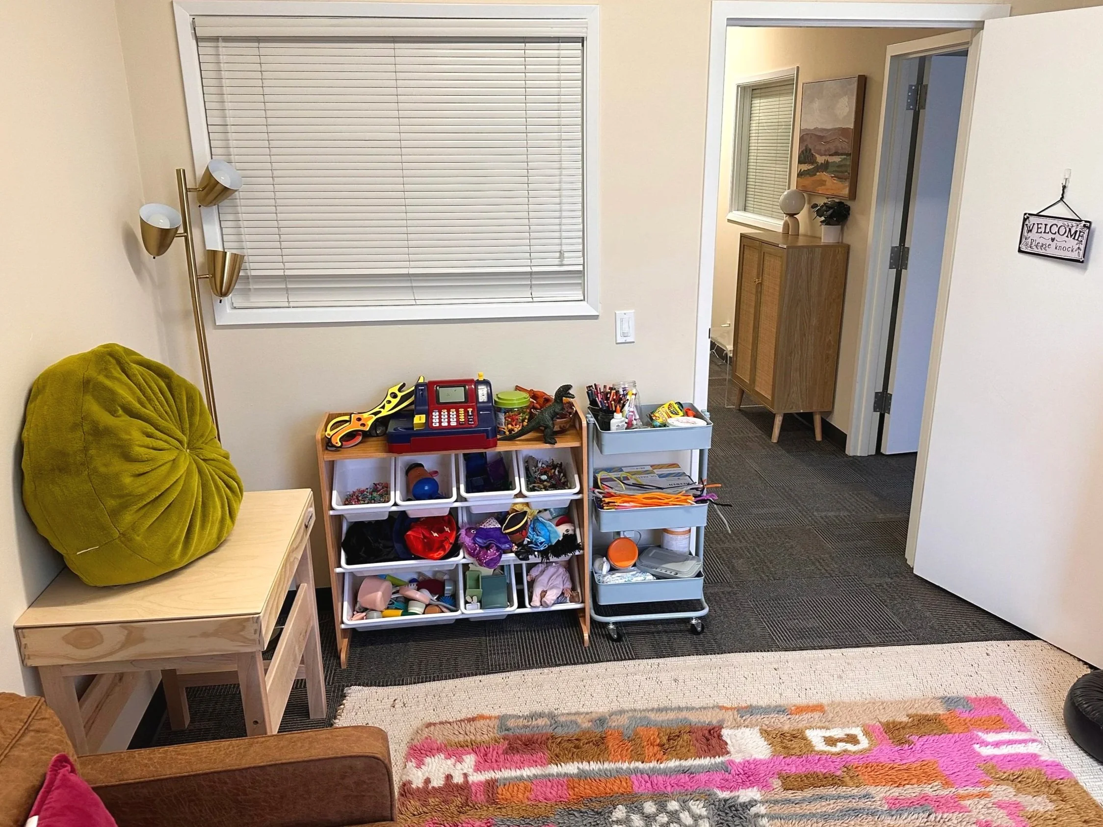 Every toy, game, and art material in this room was intentionally chosen. Expressive arts therapy works because it gives children a way to communicate what they cannot yet say out loud.