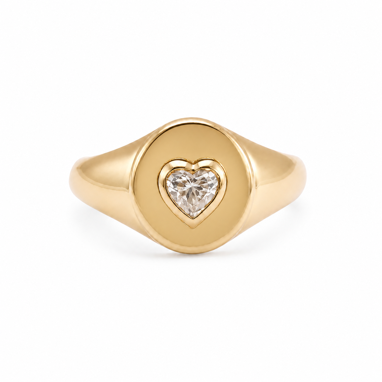 Coeur Pinky Signet Ring