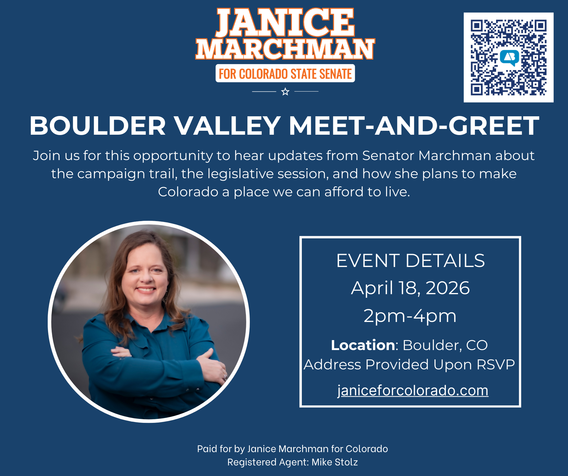 Boulder Valley April Meet + Greet