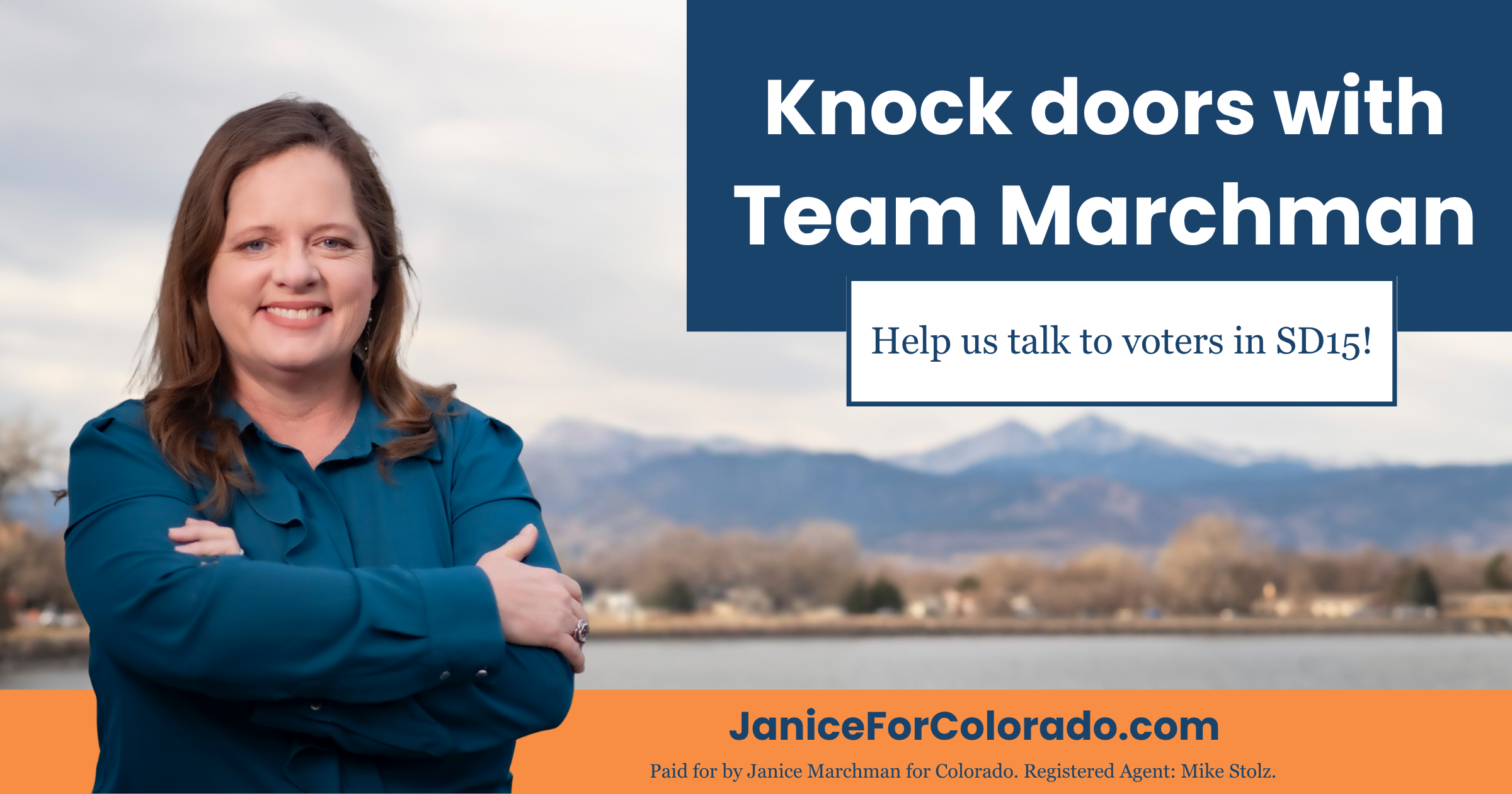 Canvassing with Team Marchman!