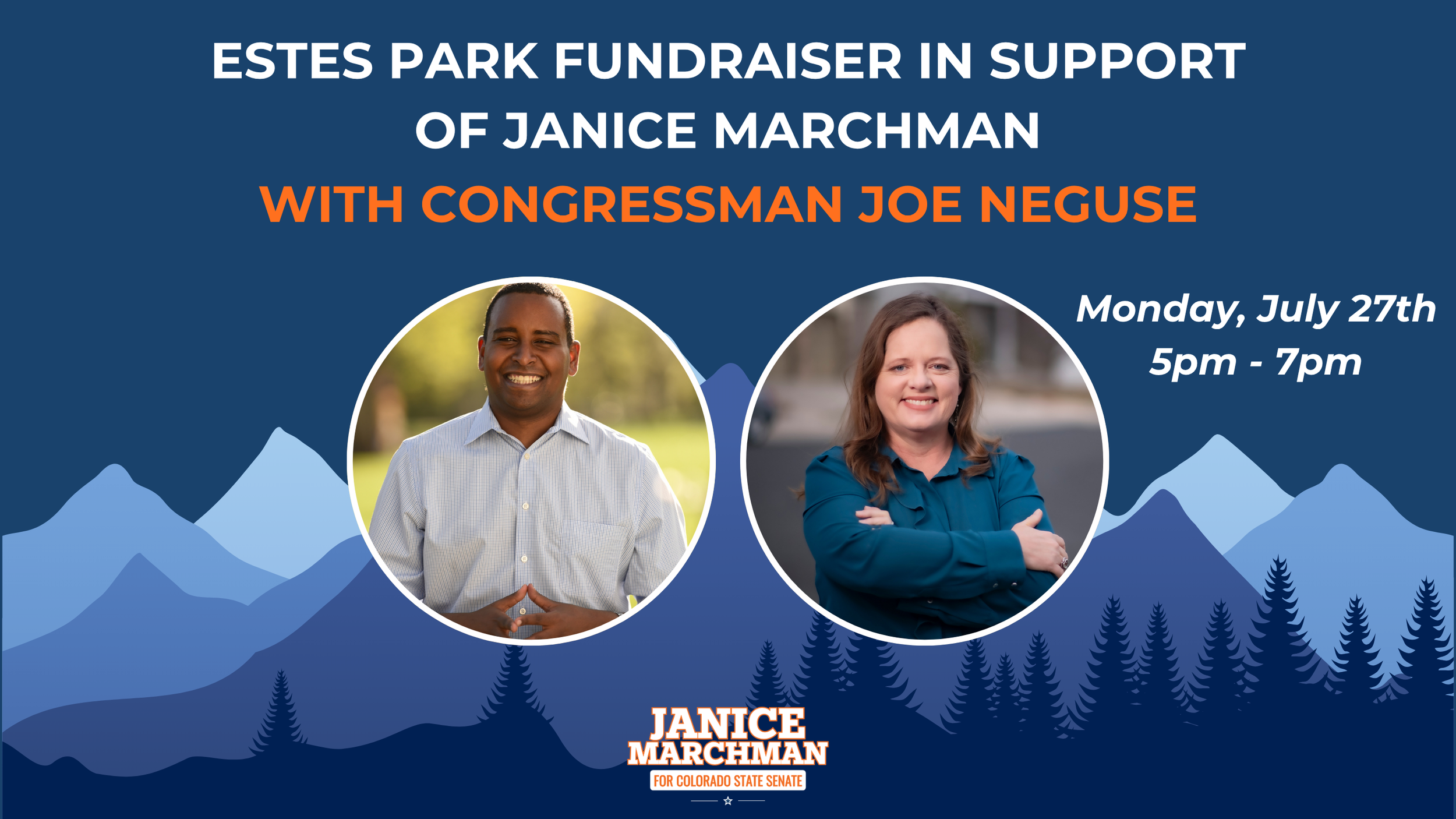 Estes Park Fundraiser with Sen Janice Marchman and Congressman Joe Neguse