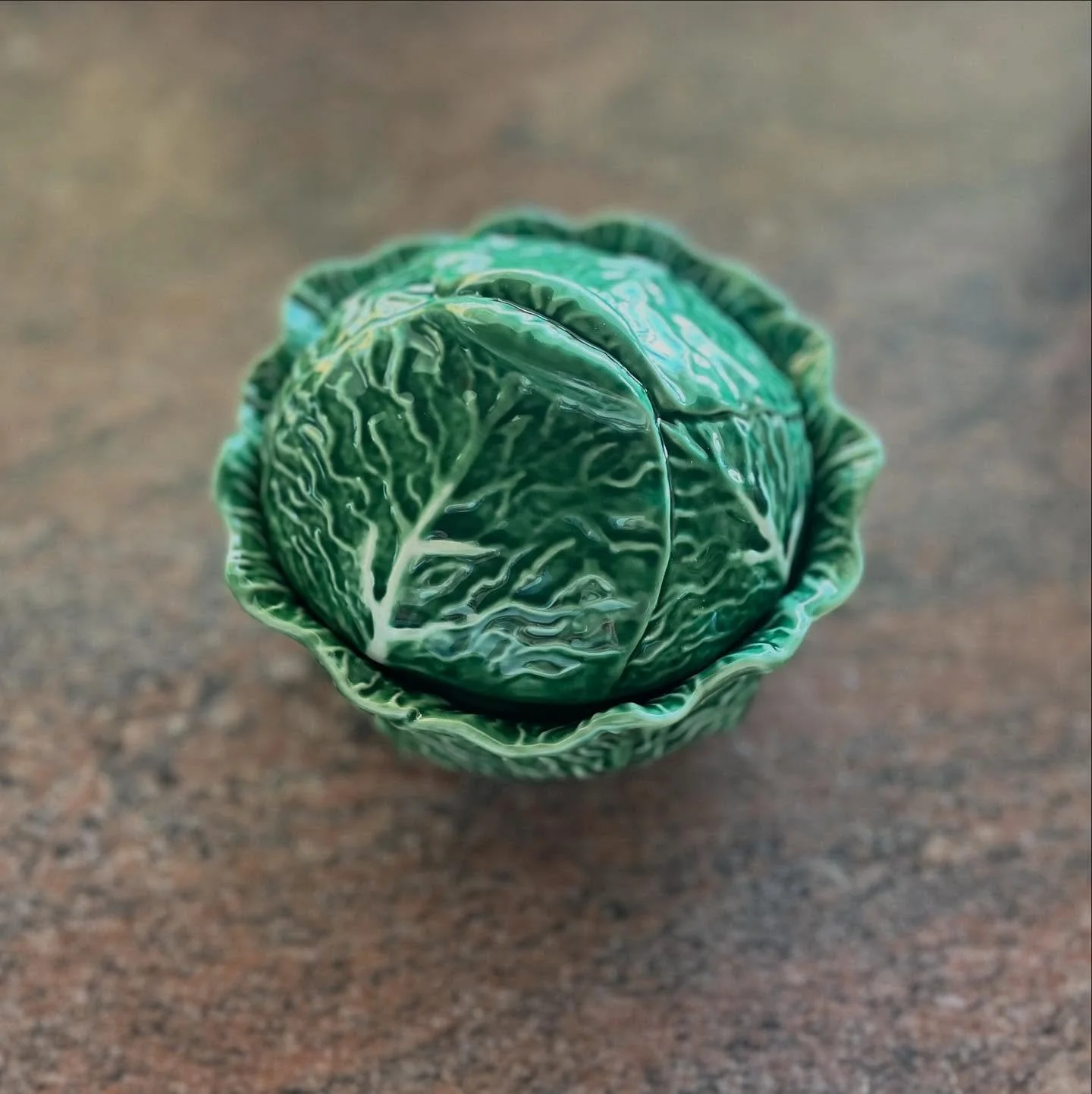 I bought an adorable cabbage shaped pot today.

The lass at the counter: do you want it wrapped in paper?
Me: No, I&rsquo;ll just put it inside the mushroom hat I bought earlier
Her: 😶
Me: 🍄😃

#MushroomHat #CabbagePot #GrowOldNotUp
