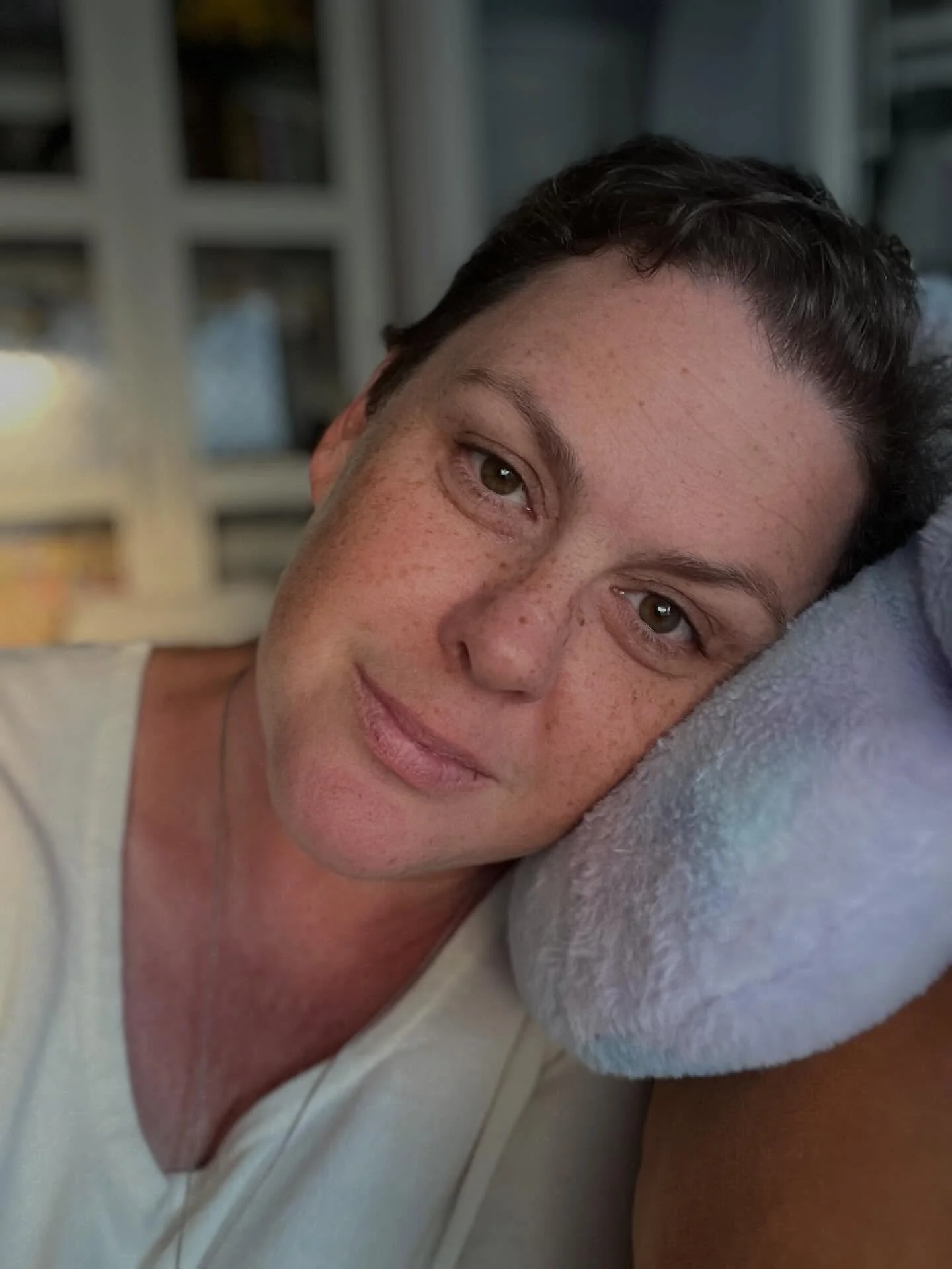 I&rsquo;m learning to slow down. For actual reals. 

Surviving in burnout for nearly a decade has taken one heck of a toll on me. You can&rsquo;t see it in this picture, but I&rsquo;ve lost probably 75% of my hair. We don&rsquo;t even know why. We ha