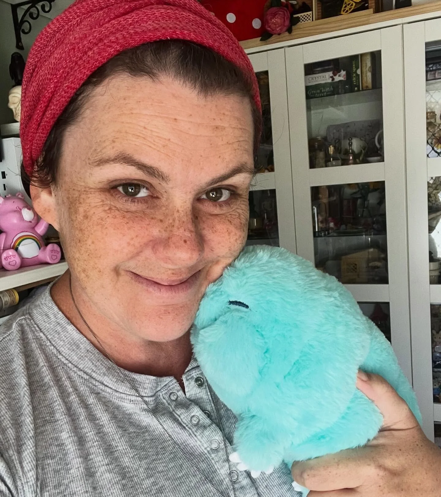 Scale of 1-10, how much do I love my new weighted Tardigrade? 14.

#Tardigrade #WaterBear #MossPiglet #AuDHD
