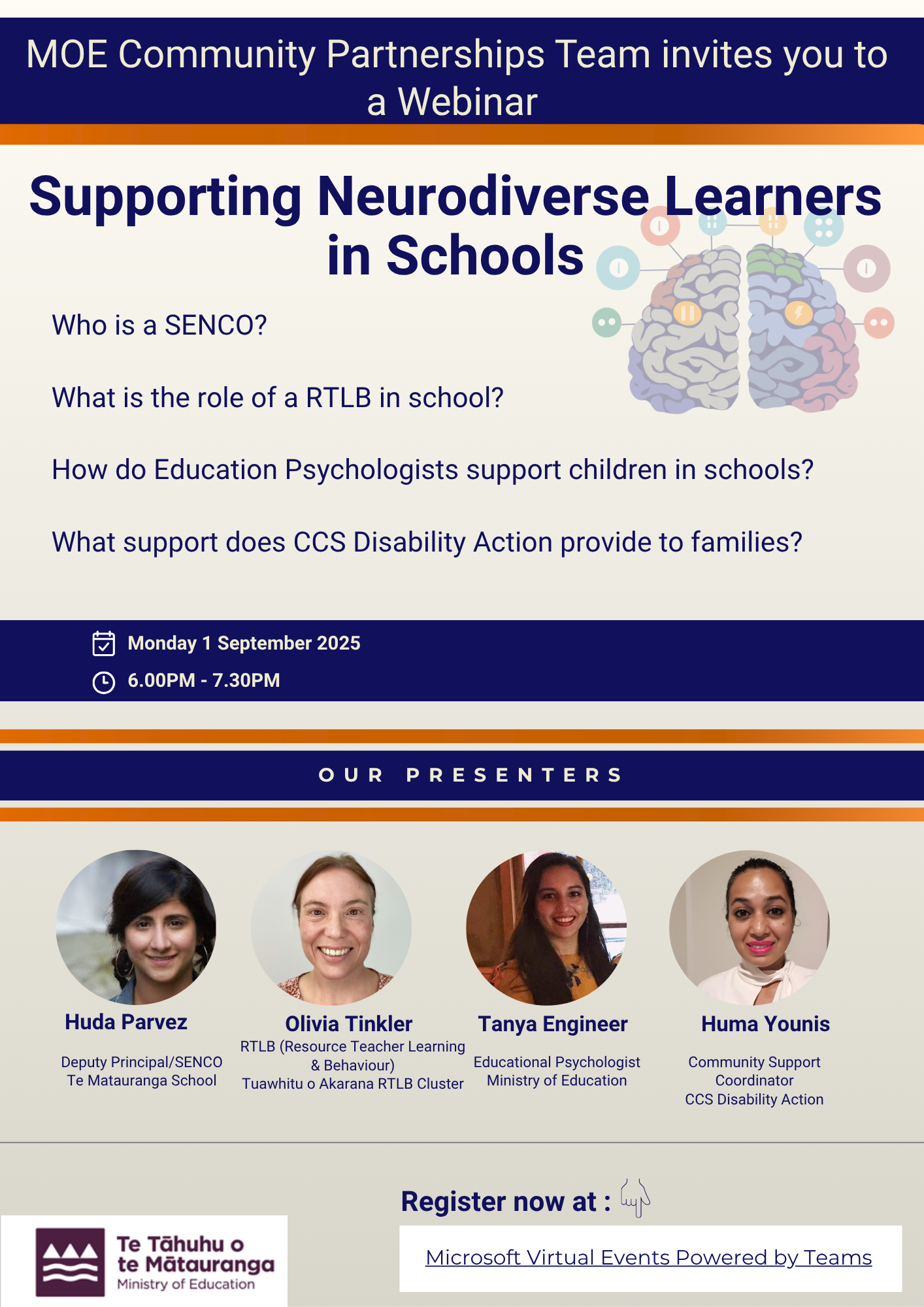 Supporting Neurodiverse Learners in Schools webinar