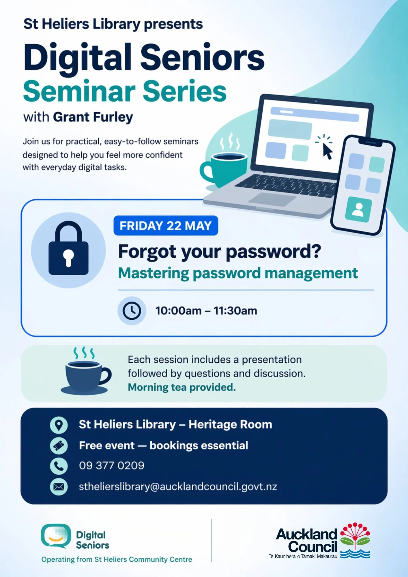 Digital Seniors Seminar Series - Forgot Your Password?