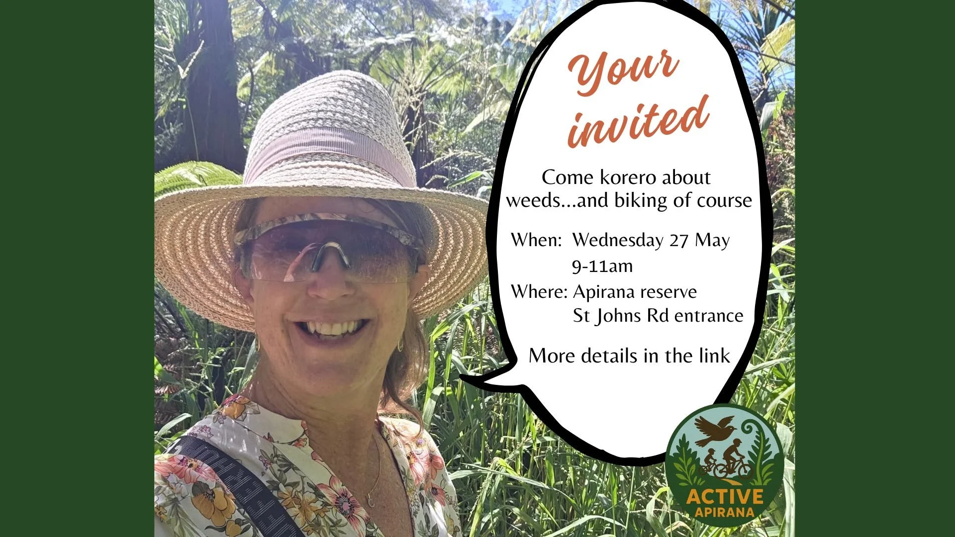 Active Apirana weed workshop