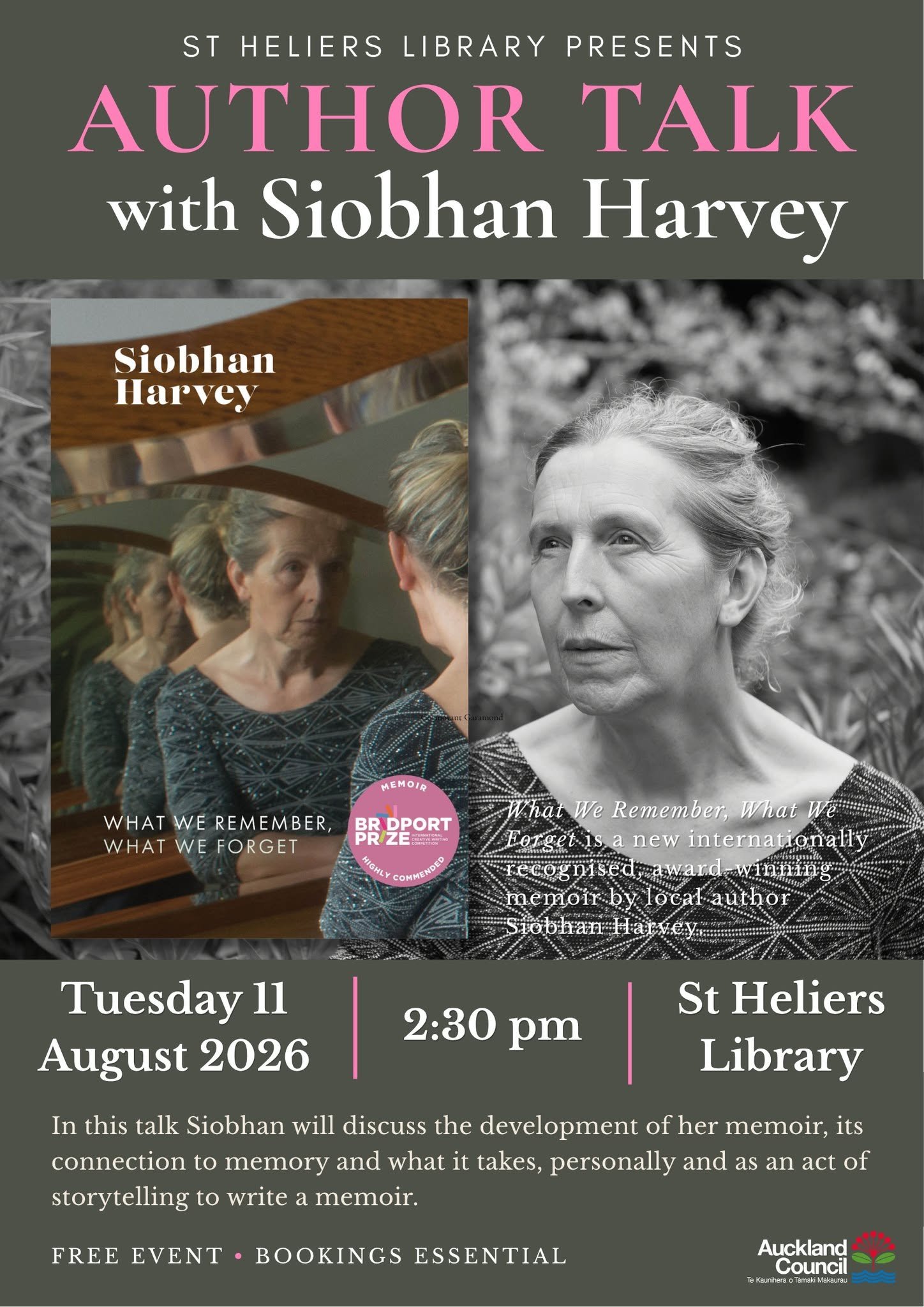 Author Talk with Siobhan Harvey