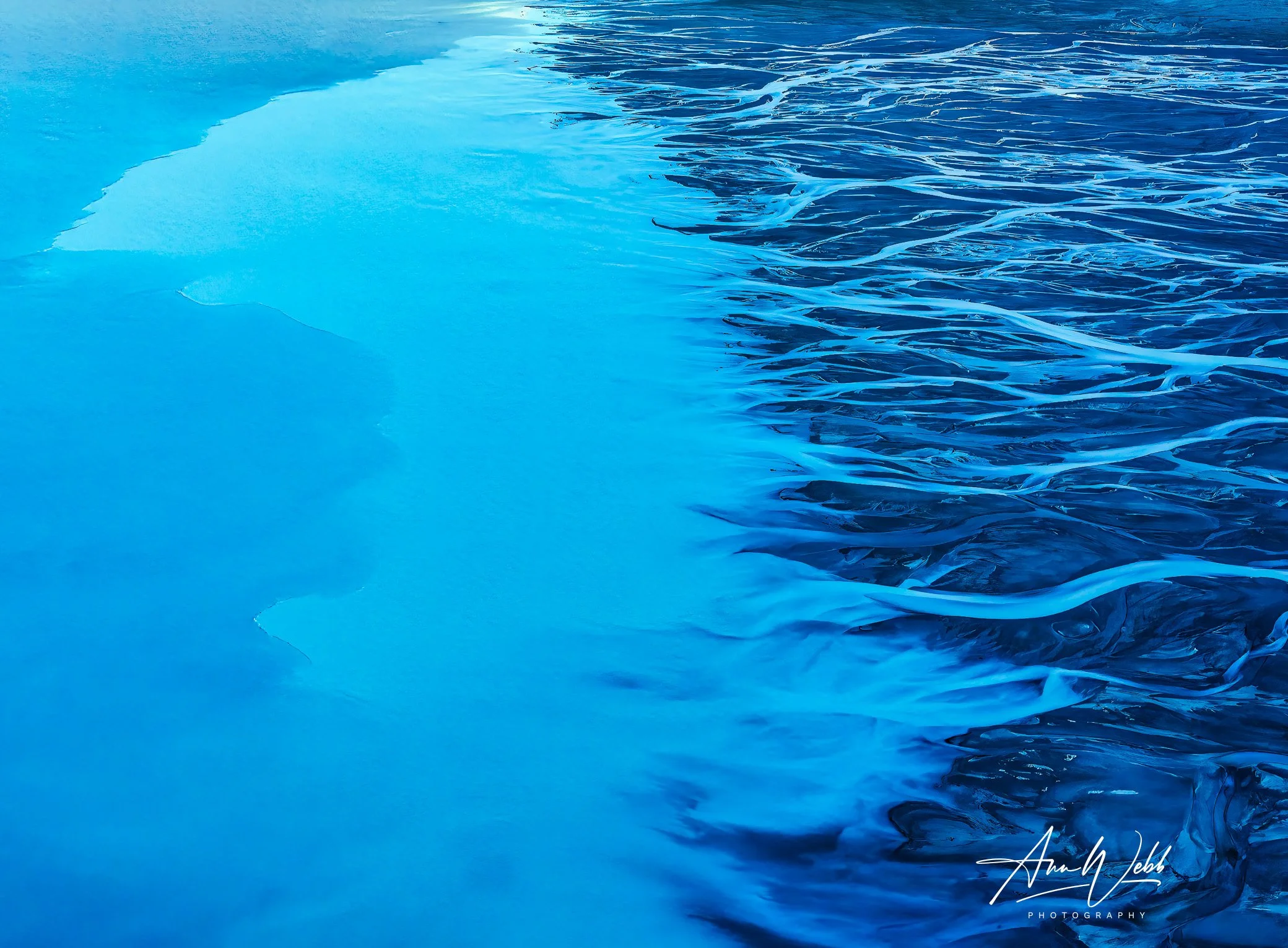 Glacial River Entering Lake Pūkaki