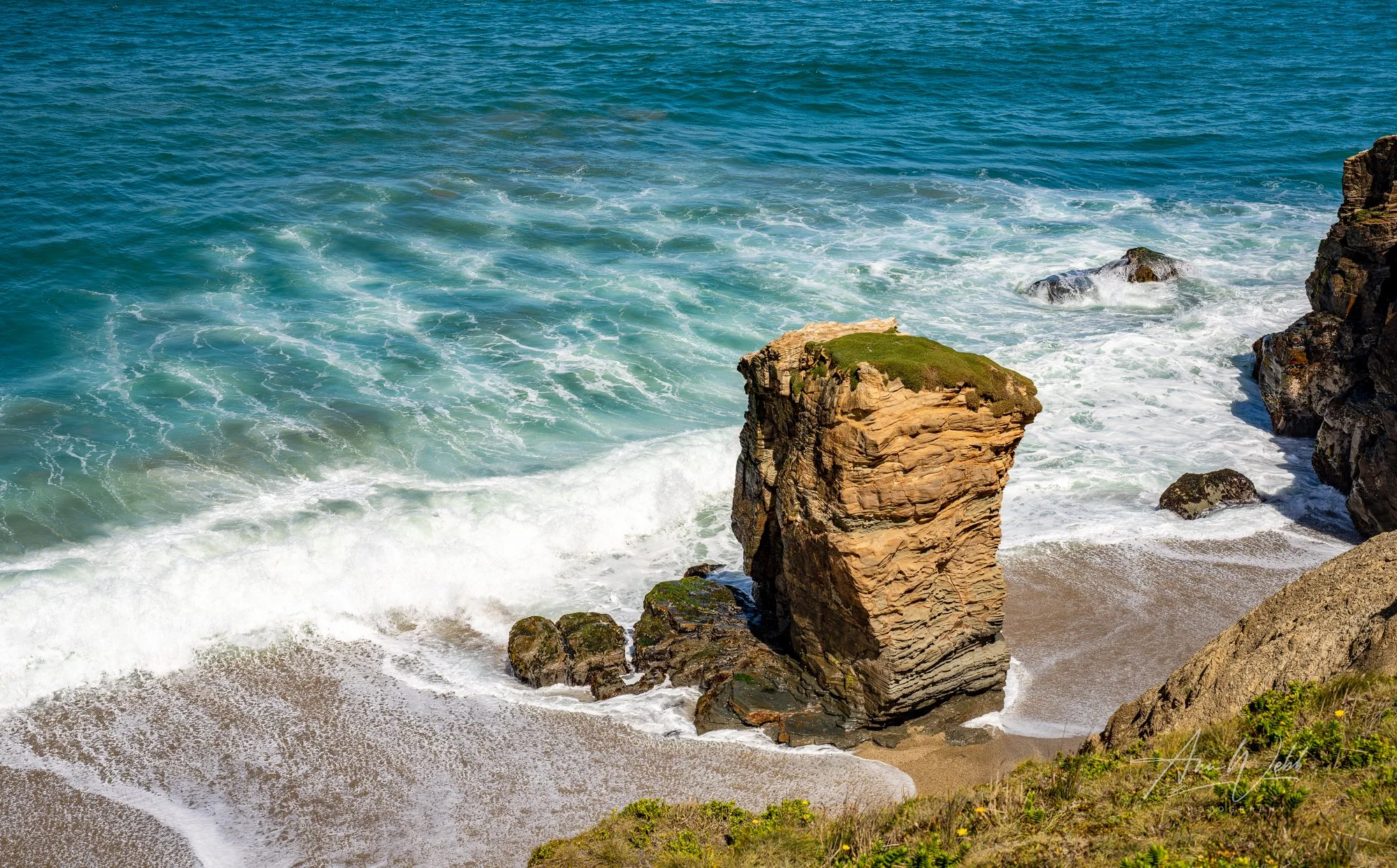 Rock Stacks, Fortrose Cliffs, Mataura, Southland