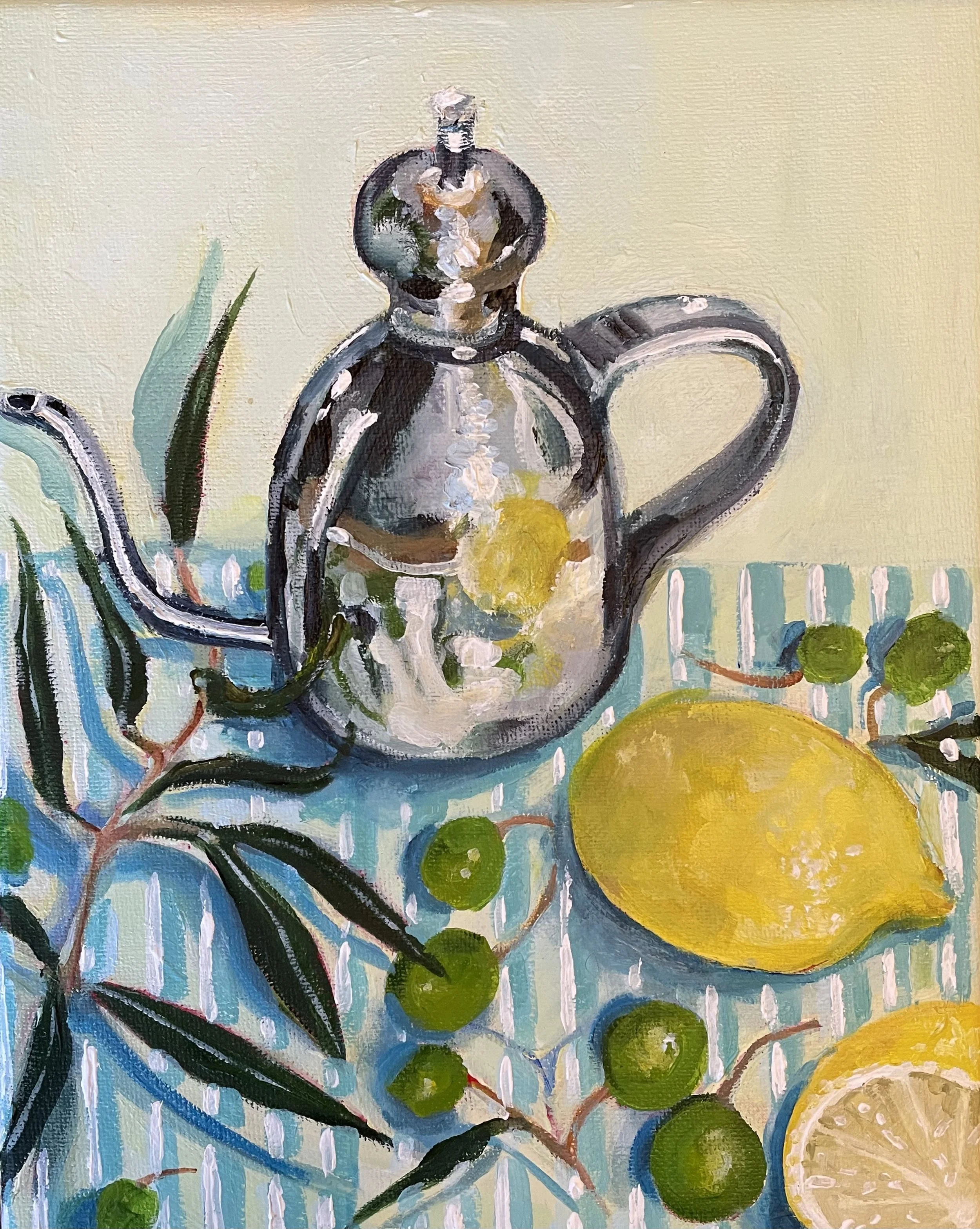 Teapot thingo & lemon
