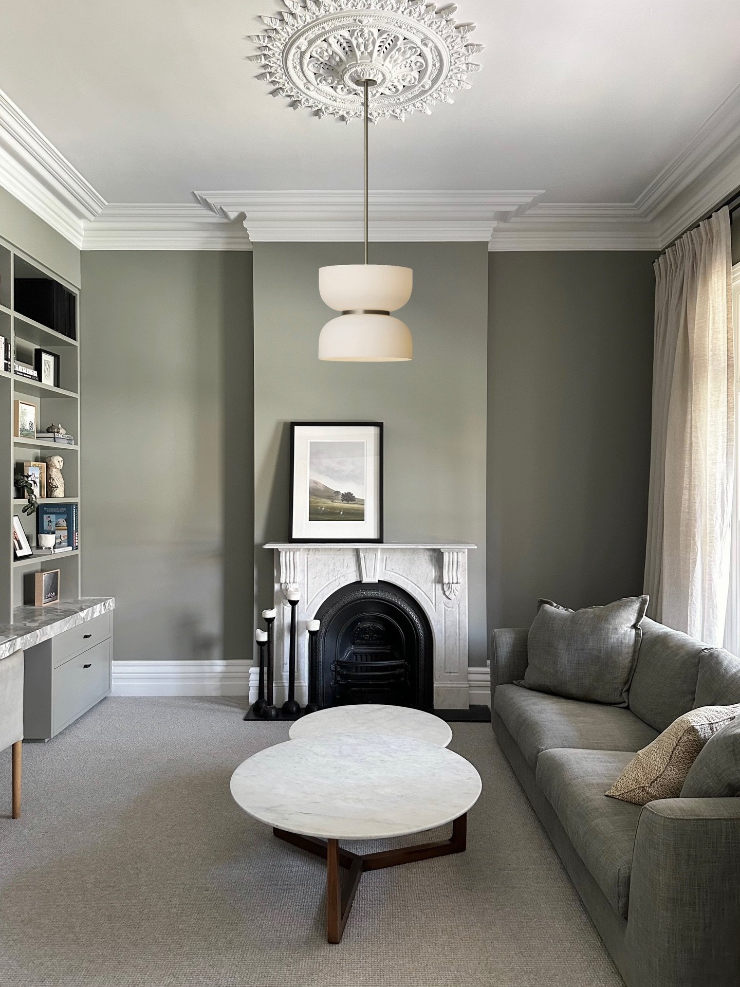 Wattle House | Sitting Room After - Design - Before

Entirely reimagined by Studio Josephine, this space has undergone a complete interior transformation from a bedroom into a sophisticated sitting room and study hybrid. Swipe to see the journey from