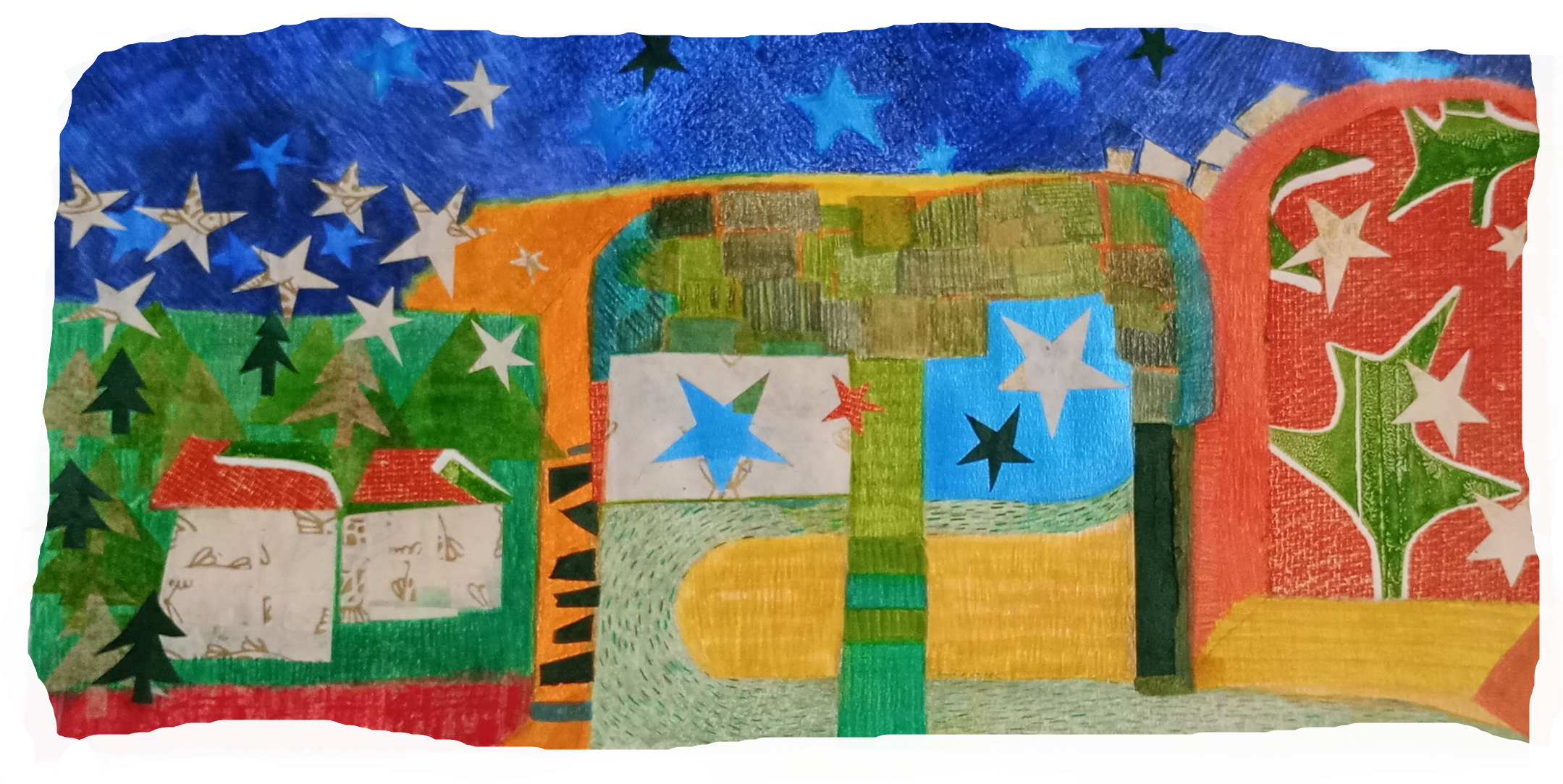 Evergreen Christmas whole frieze.png