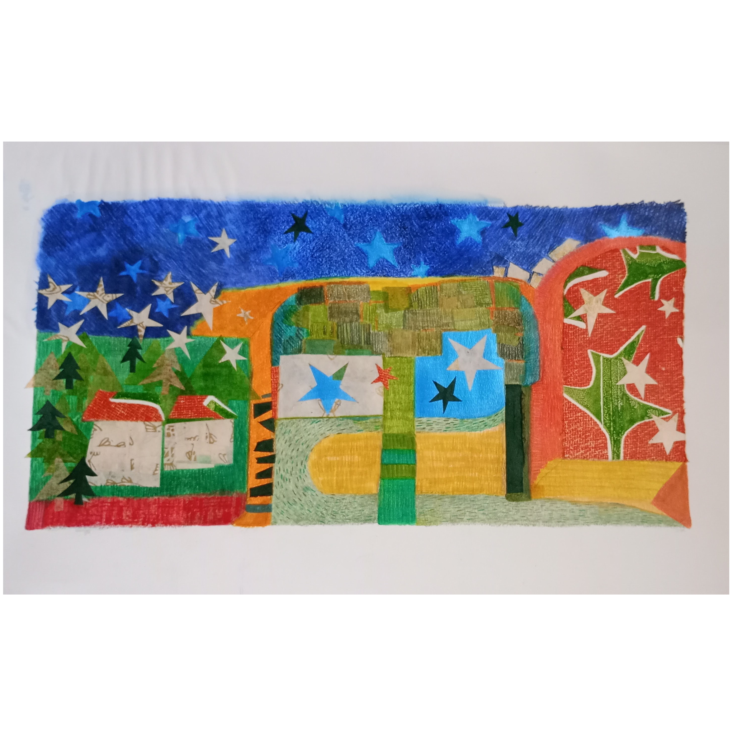 Evergreen Christmas whole frieze.png