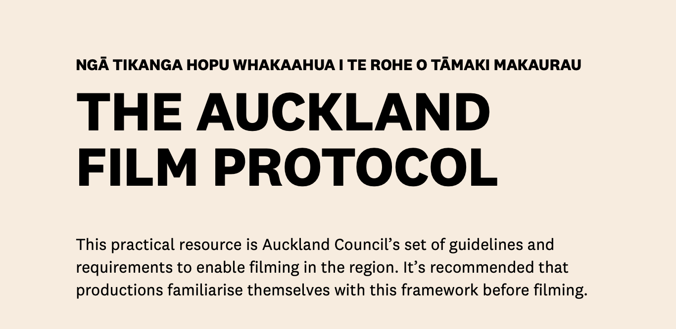 Screen Auckland - Ultra Low Impact Permits on the way…