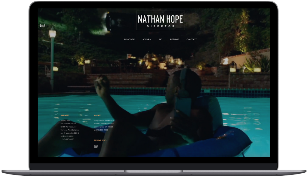FILM/TV DIRECTOR Squarespace