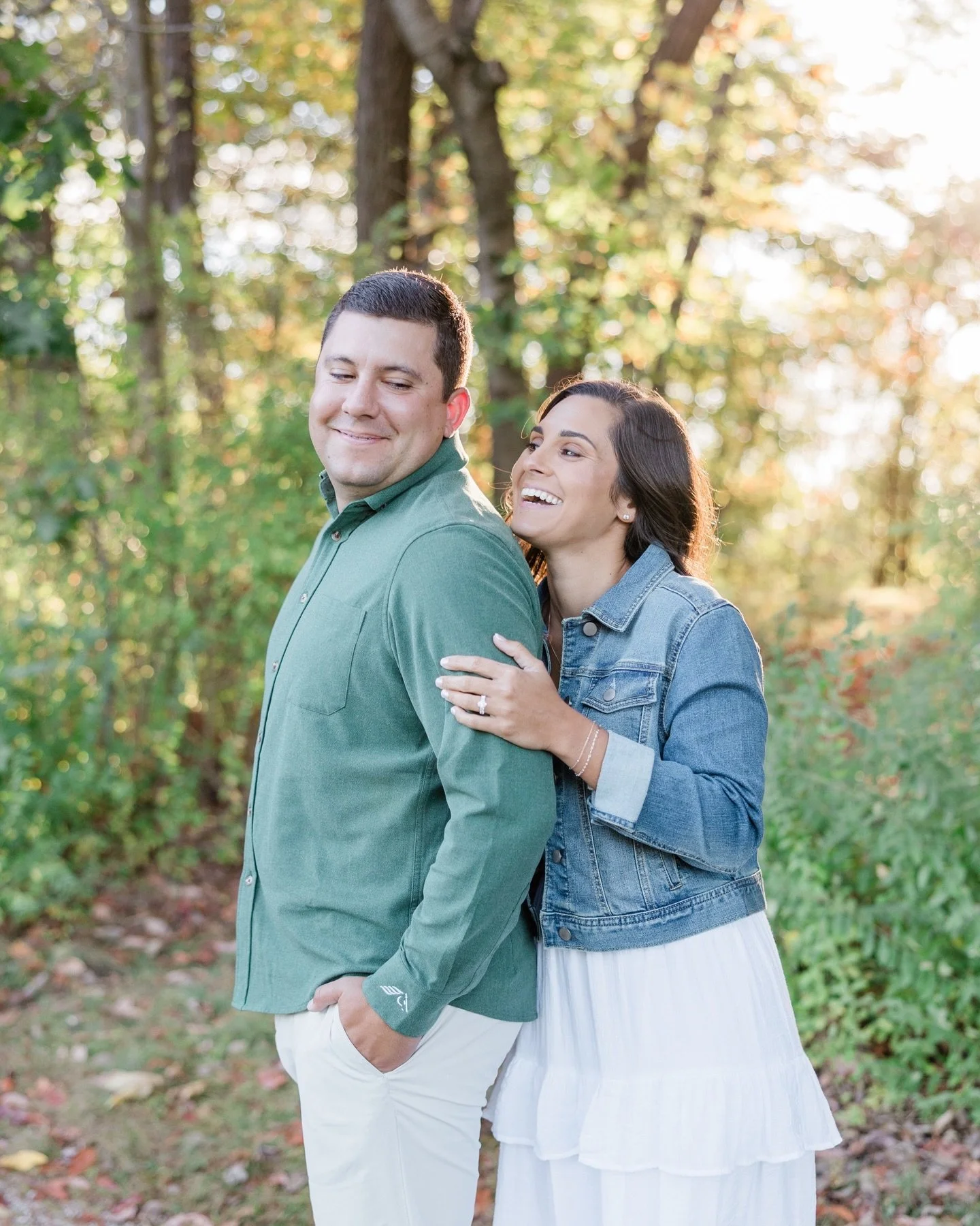 An evening at CVNP with Corri &amp; Collin!
The days leading up to this session were raining, gloomy and oddly warm for October in Ohio but the day of their session the sky cleared up and the air was crisp. It was the perfect way to officially kick o