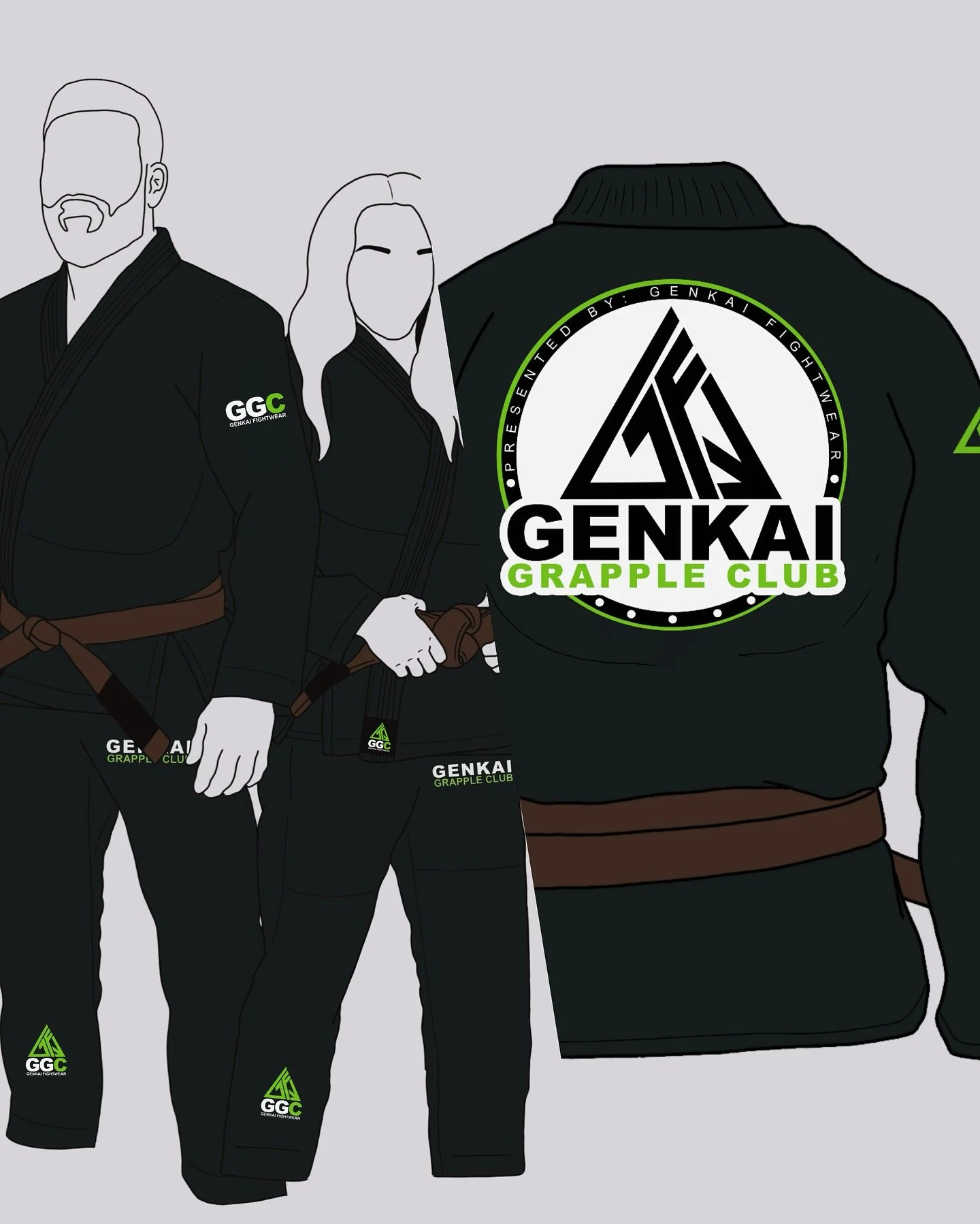 ✳️🔥 GENKAI GRAPPLE CLUB: COLLECTION DROPPING OCTOBER 25TH 🔥✳️

Welcome to the Genkai Grapple Club! Where every roll, every tap, and every comeback unites us. Be a part of something that represents more than just jiu-jitsu. 

The Genkai Grapple Club
