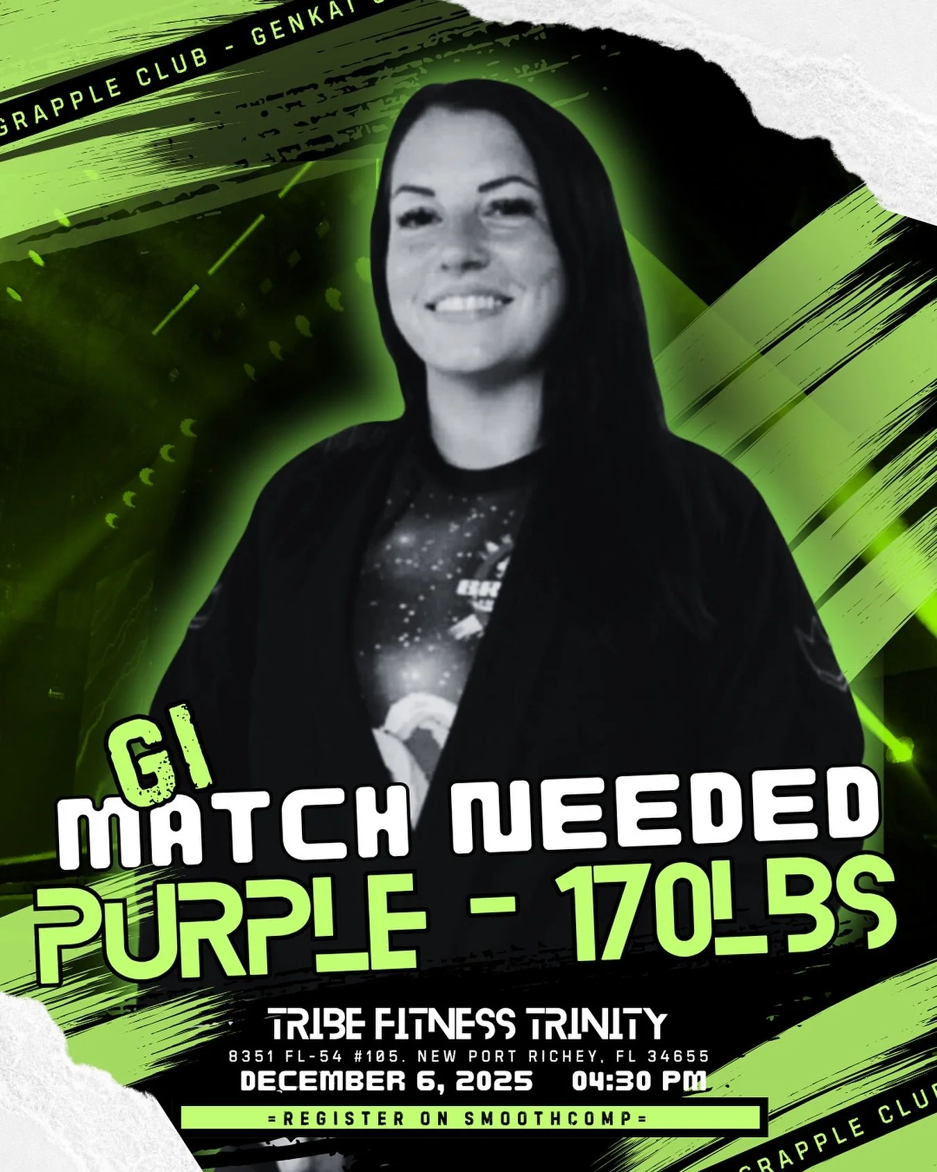 ❇️ GI MATCH NEEDED ❇️ // Purple Belt - 170 lbs! 

Who wants to take on @b2thej_ on Dec.6th at the Genkai Grapple Club V1 event? Submission Only - Superfight Series guaranteed to be a high energy night! 

If you fit that rank and weight, and would lik