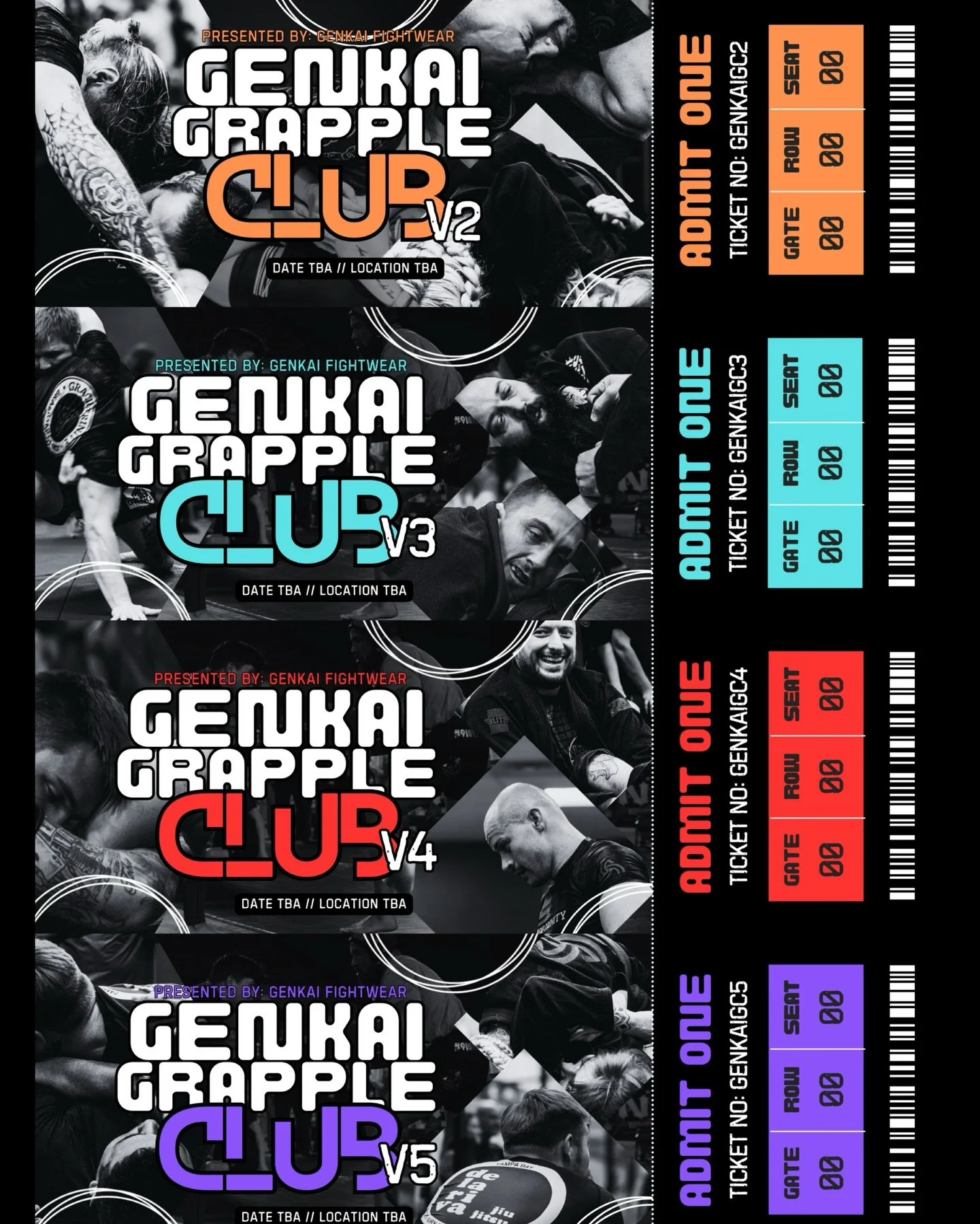 GENKAI GRAPPLE CLUB 2026 🔥 // Volume One has been completed!! 💚 Volume 2-5 are in the works!! 

We are looking forward to continuing the momentum we have started with the Genkai Grapple Club! Our goal for the year 2026 is to potentially host FOUR m