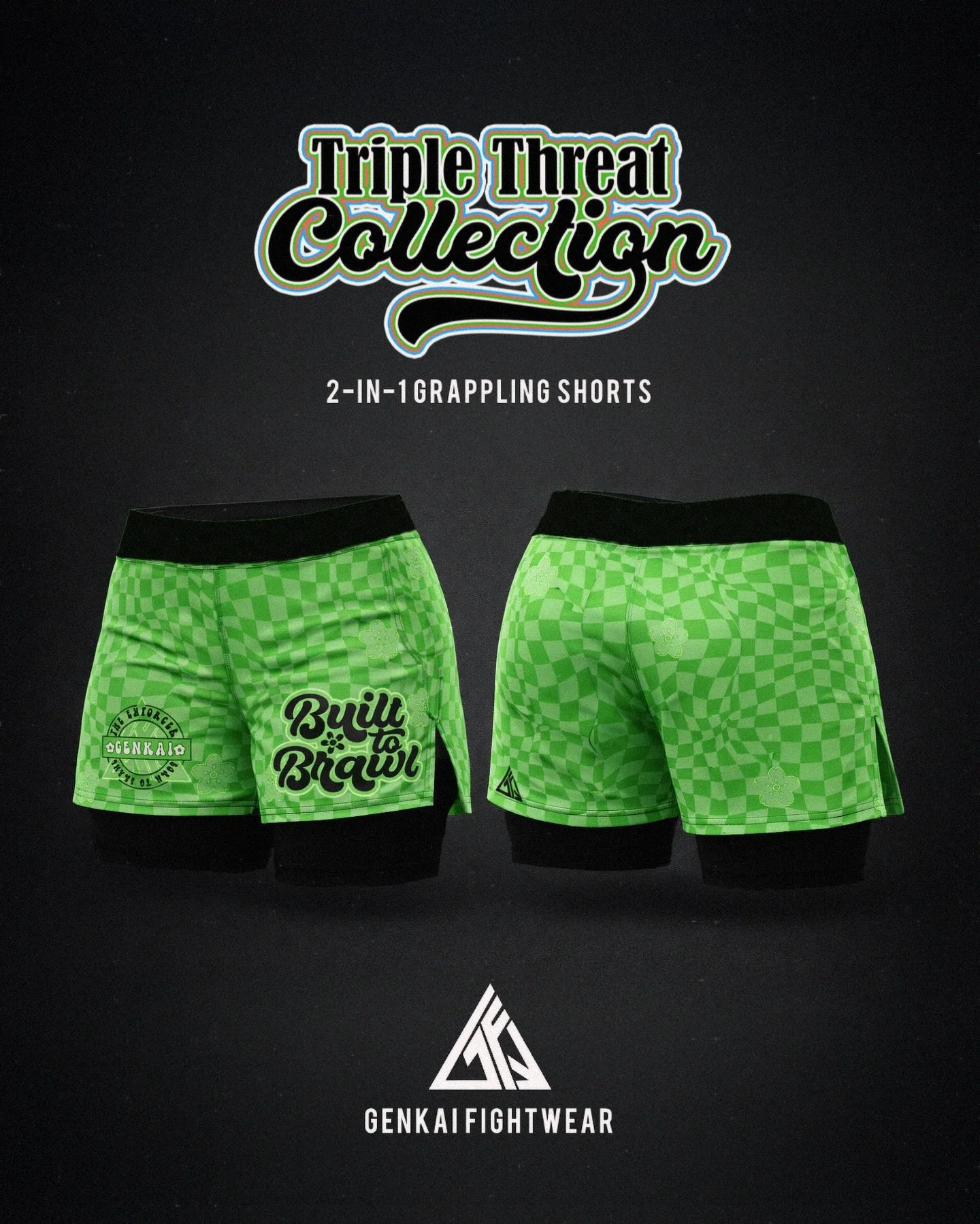 2-in-1 Grappling Shorts for Women &amp; Youth Sizes are starting to be added to our website! 🔥💪🏽 // For everyone that has been wanting grappling shorts, or matching nogi kits, we&rsquo;ve finally got you covered! 

Each design we create will now i