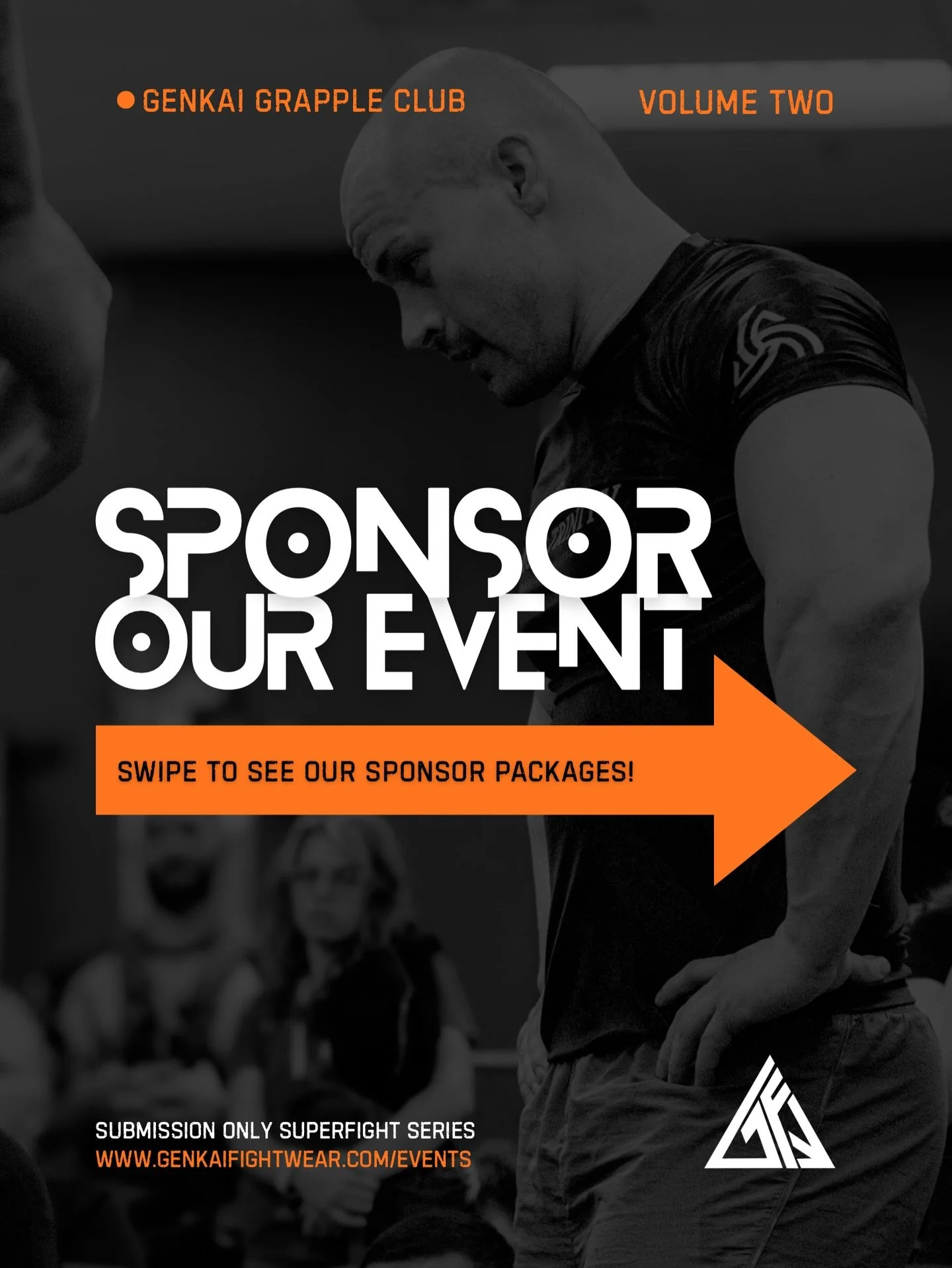 SPONSOR OUR EVENT // We are looking for sponsors for our upcoming Genkai Grapple Club: Volume 2 event!! 

Just like event one, we have swag bags that are going to be given to each of the registered athletes filled with all kinds of cool products and 