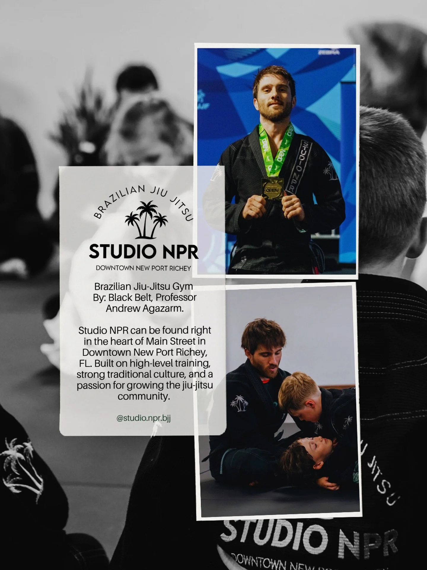 SPONSOR HIGHLIGHT // STUDIO NPR BJJ 🥋

Brazilian Jiu-Jitsu gym run by Black Belt, Professor Andrew Agazarm 🔥

Studio NPR is built on high-level training, strong traditional culture, and a passion for growing the Jiu-jitsu community. When you walk t