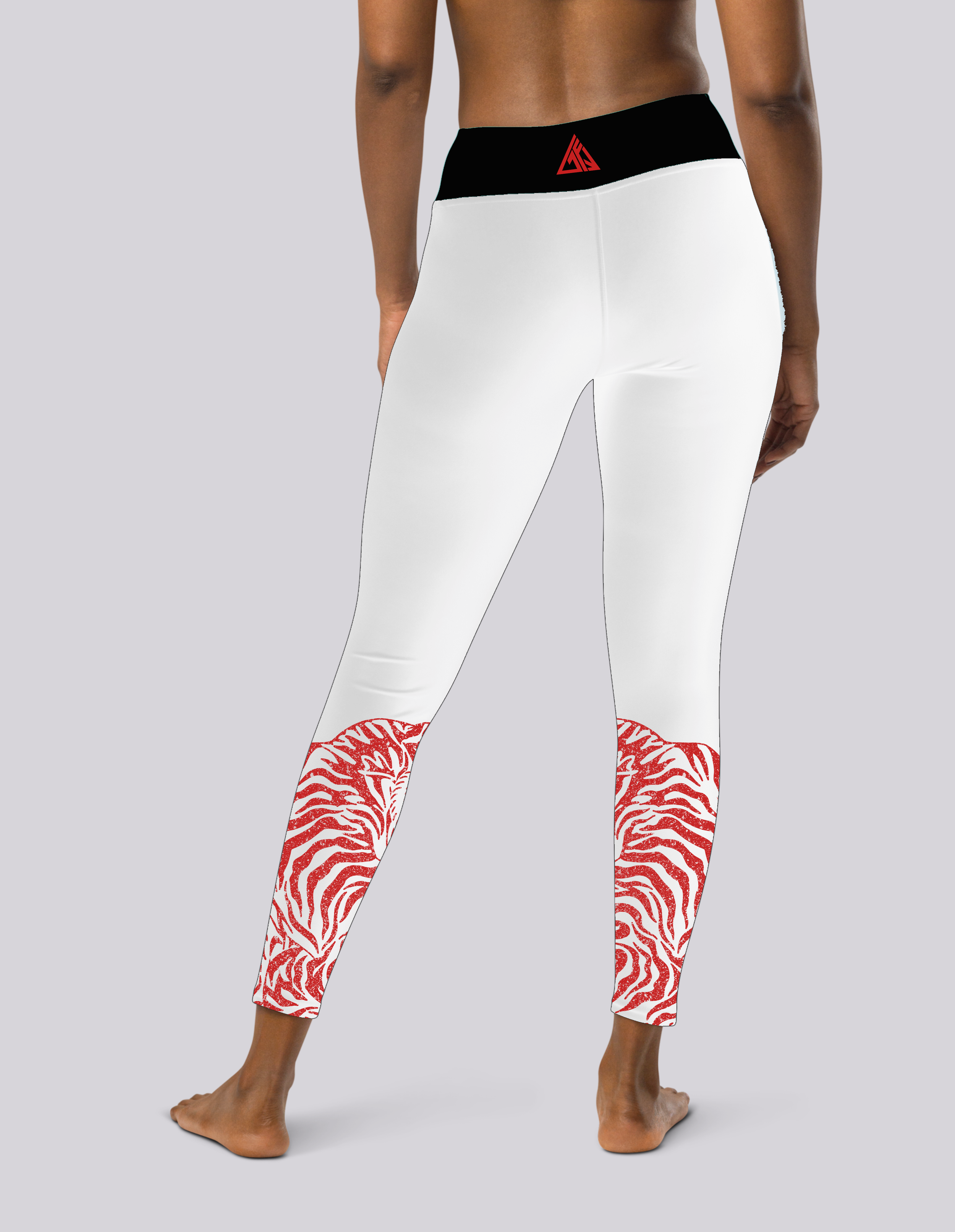 Twin Tigers (White) -  Leggings Back2.png