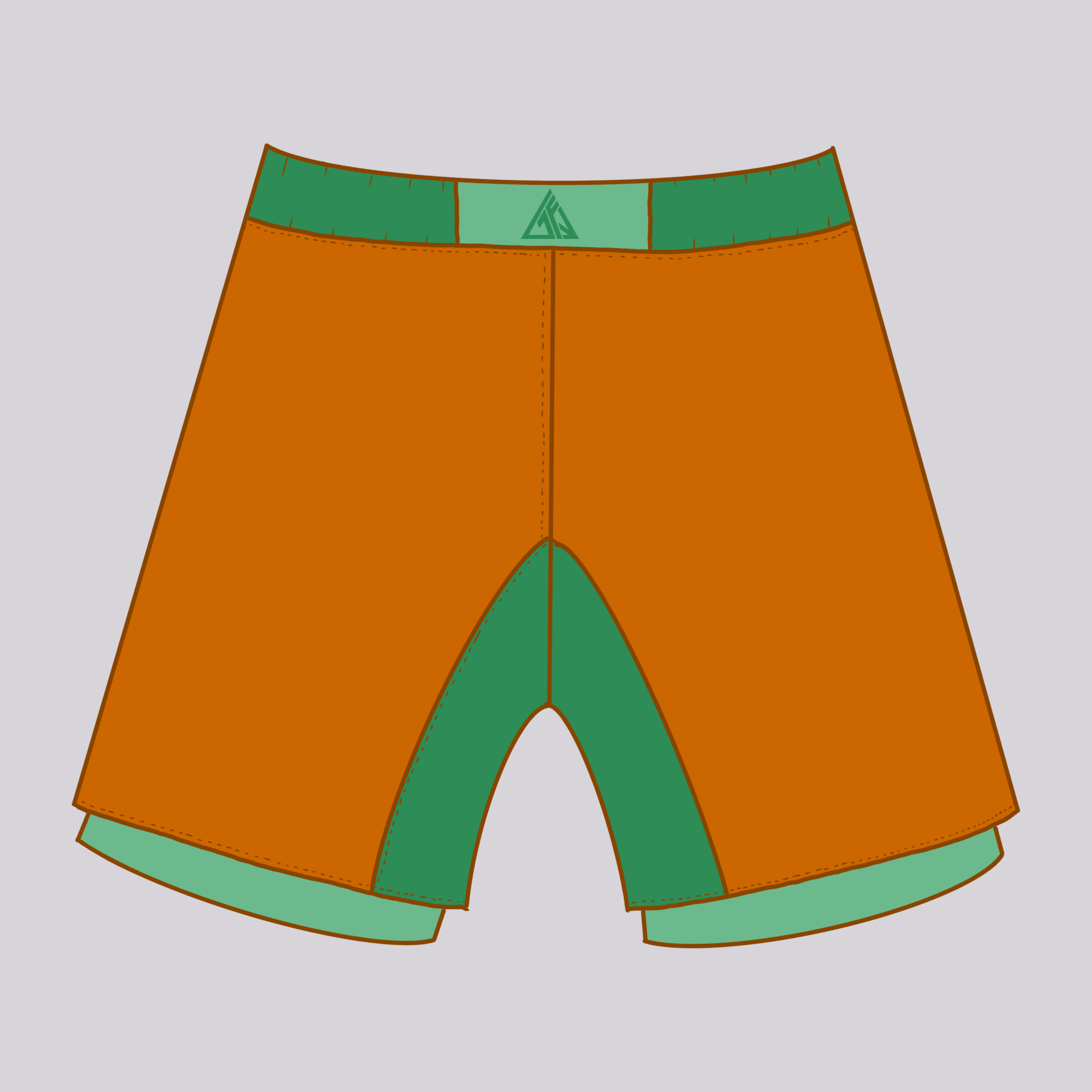 Genkai Basics: Ibis - 2-in-1 Grappling Shorts
