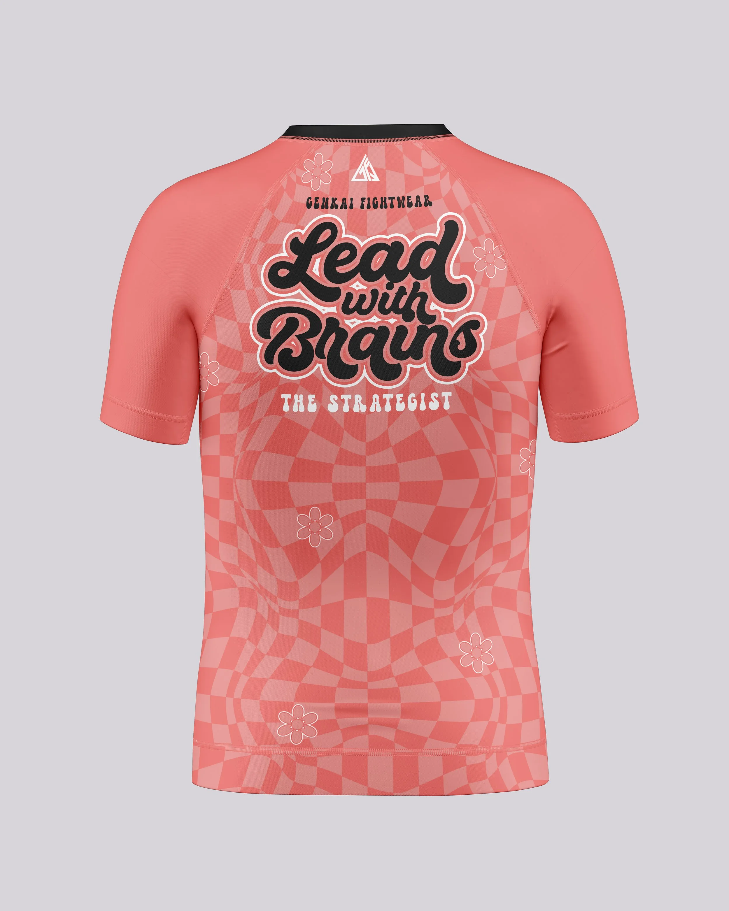 Lead With Brains - Short Sleeve Rashguard