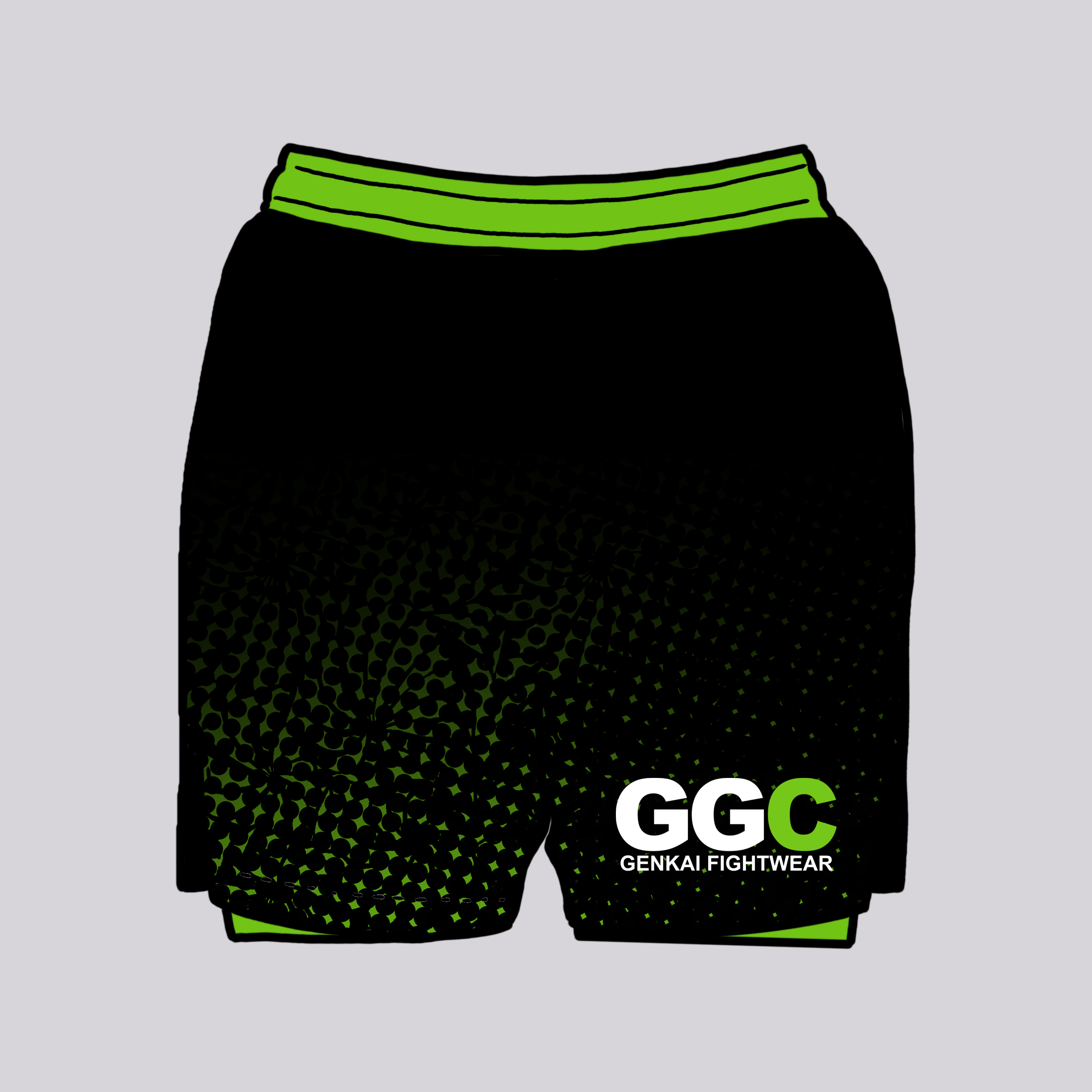 Genkai Grapple Club - 2-in-1 Grappling Shorts