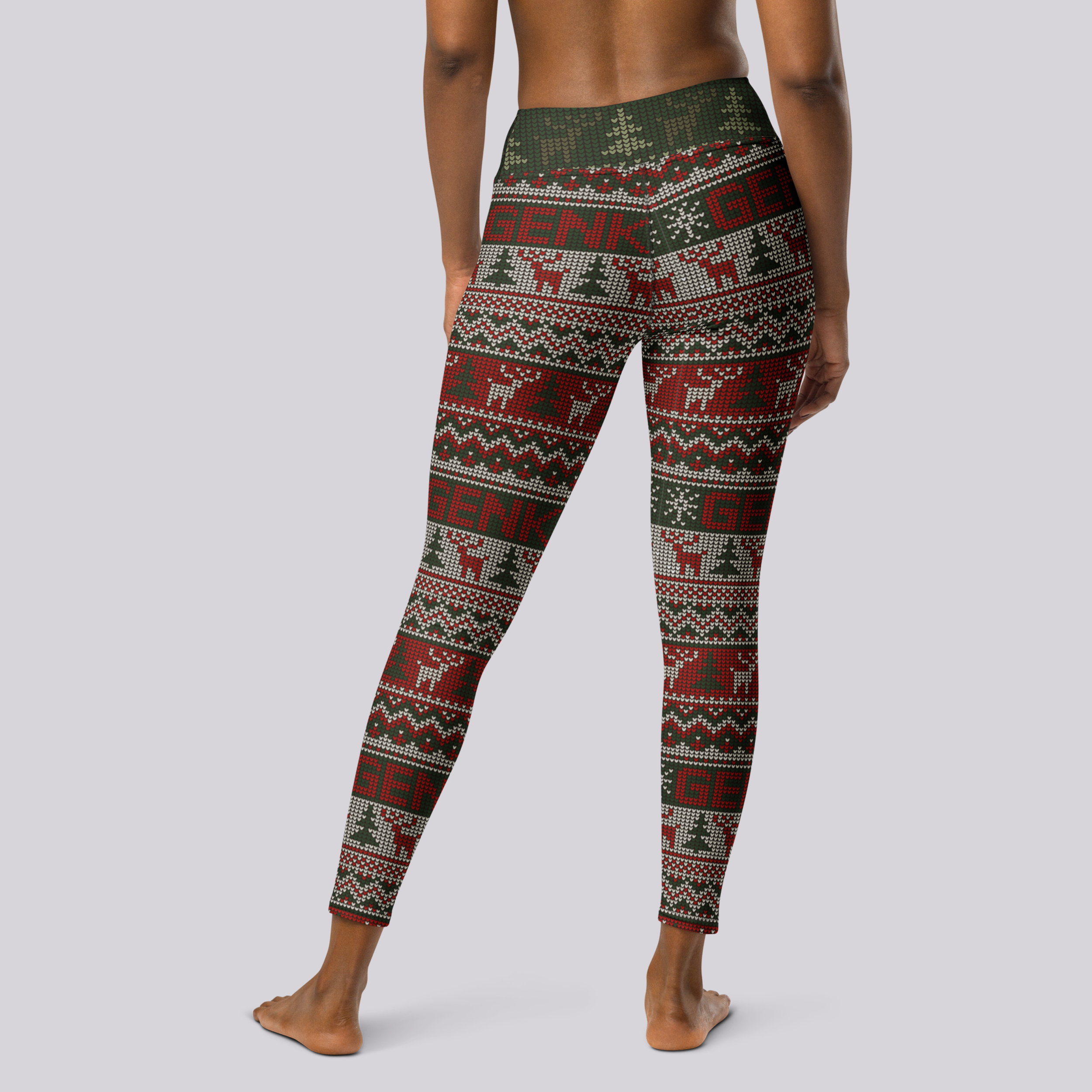 Christmas Sweater - Womens Leggings Back.png