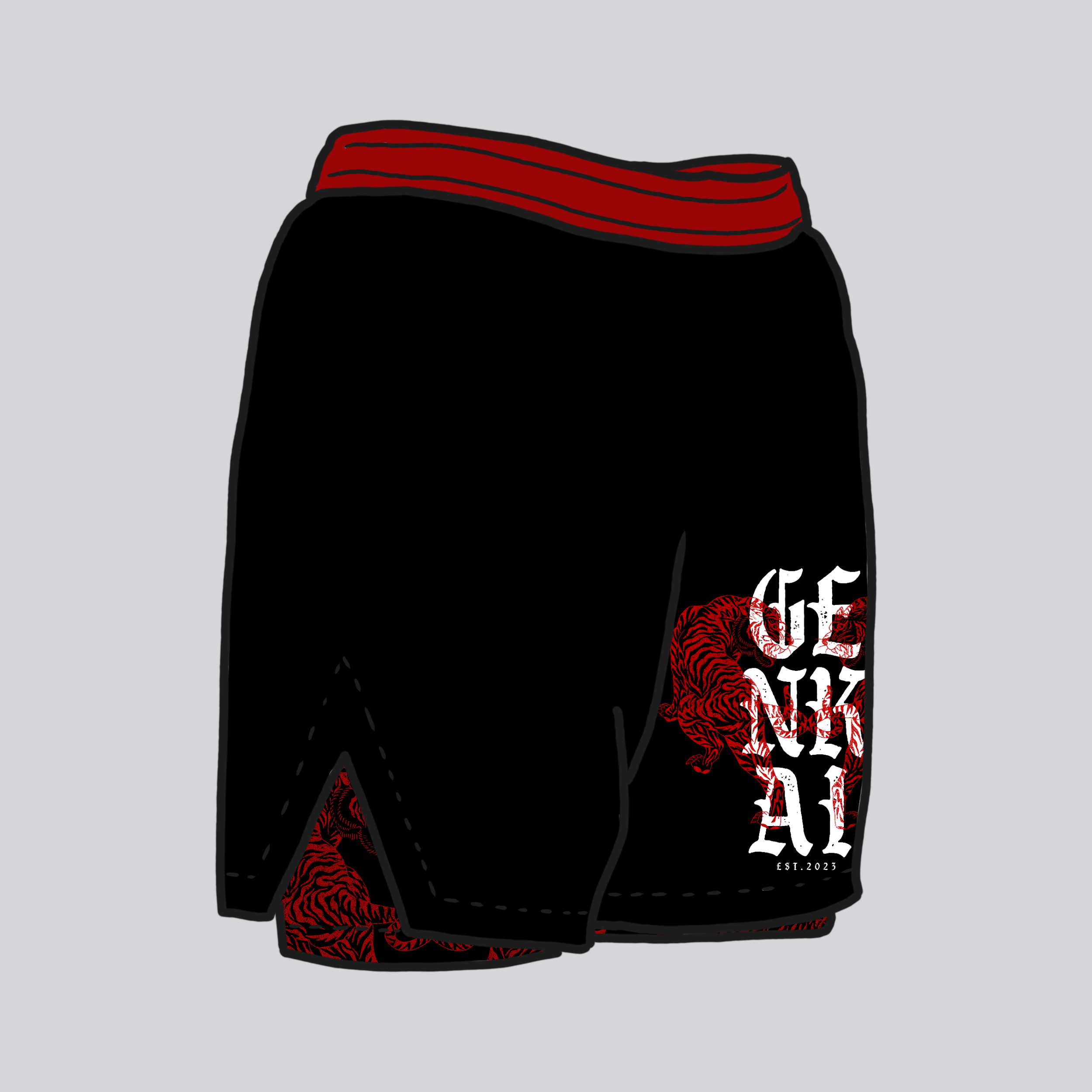 twin tigers w-y shorts black - side.png
