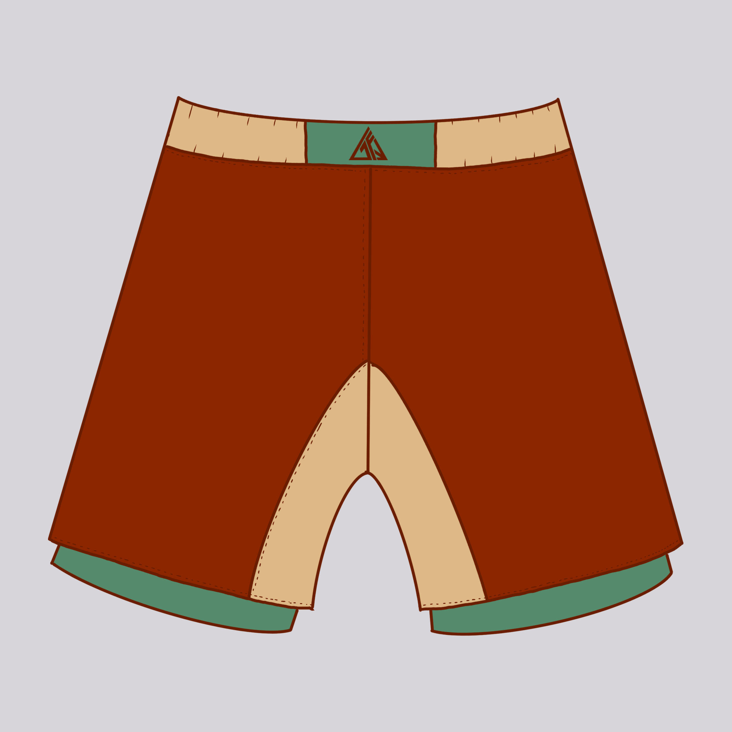 Genkai Basics: Terra - 2-in-1 Grappling Shorts