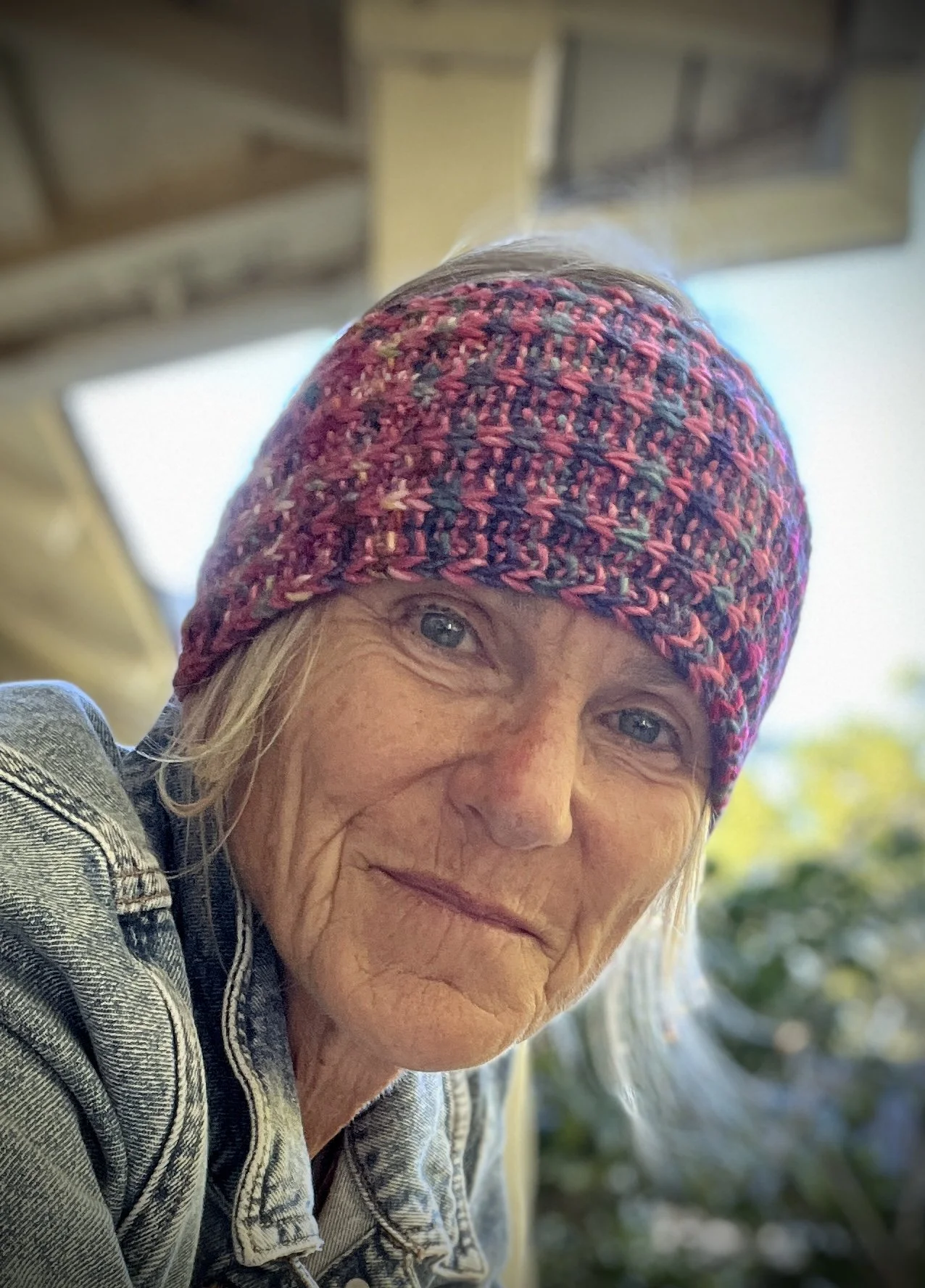Ears Warmer: Merino Wool Headband — Hand‑Knit in Northern California, Unique coloring, One size