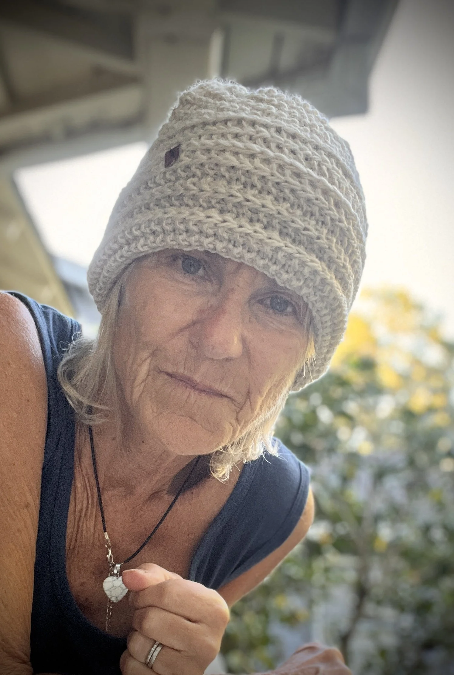 Hand knit beanie * Ecological peruvian wool * Natural color * Unisex * One size * Made in USA