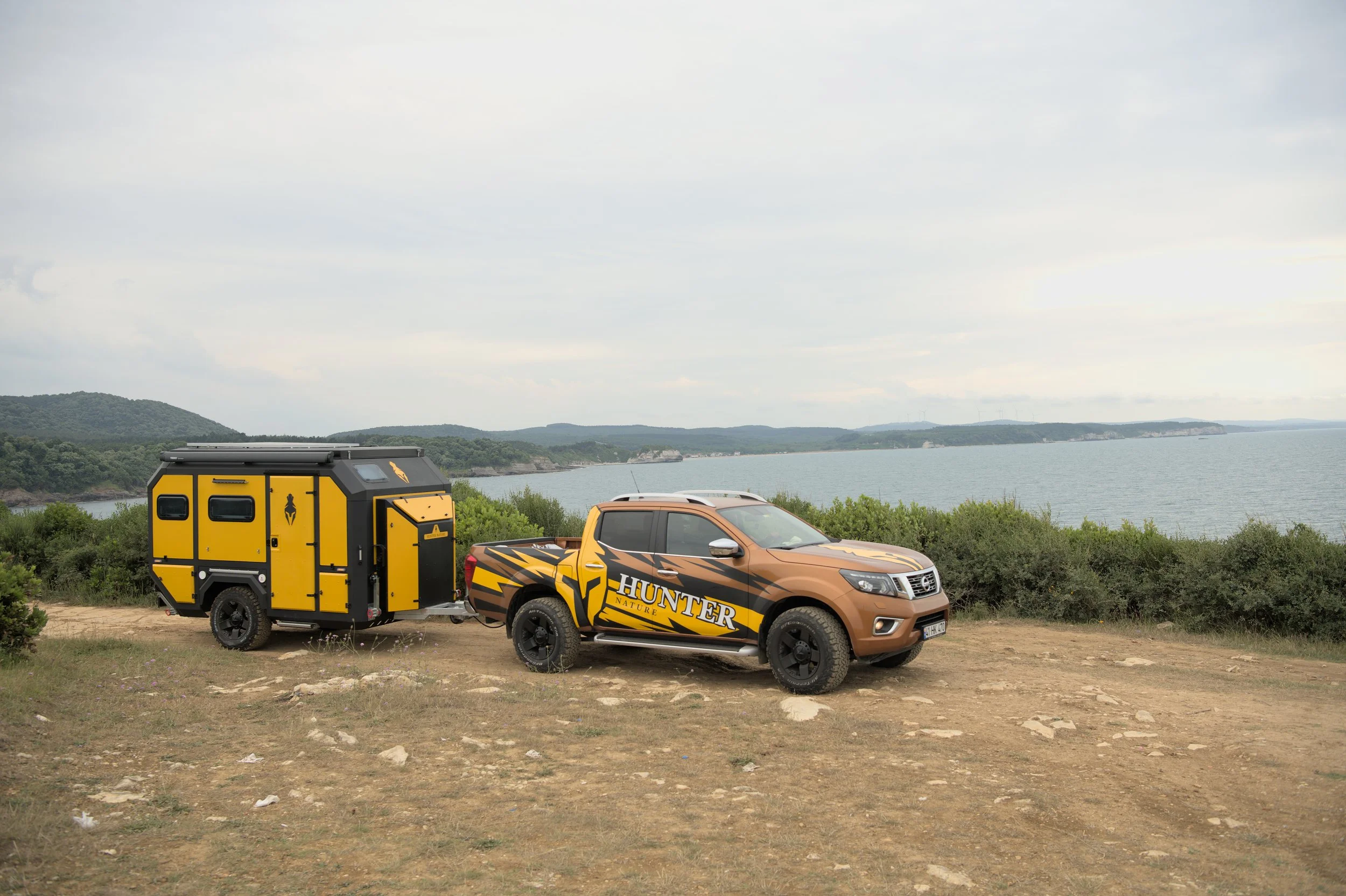 Hunter Nature NTR3X NTR4X, Offroad Caravan, caravana Todo Terreno Portugal, UK, España, Caravana 4x4, lightweight offroad caravan.