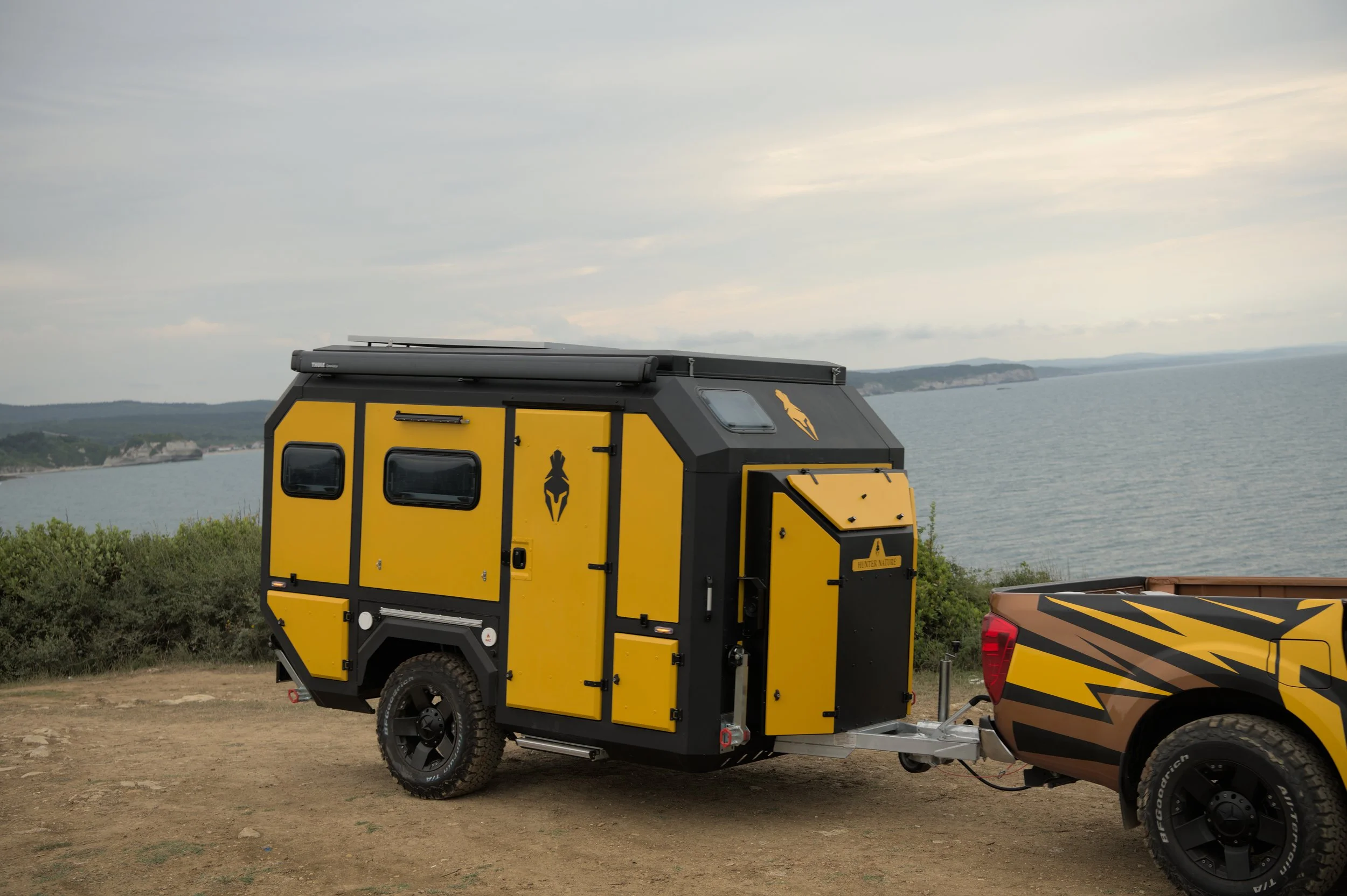 Hunter Nature NTR3X NTR4X, Offroad Caravan, caravana Todo Terreno Portugal, UK, España, Caravana 4x4, lightweight offroad caravan.