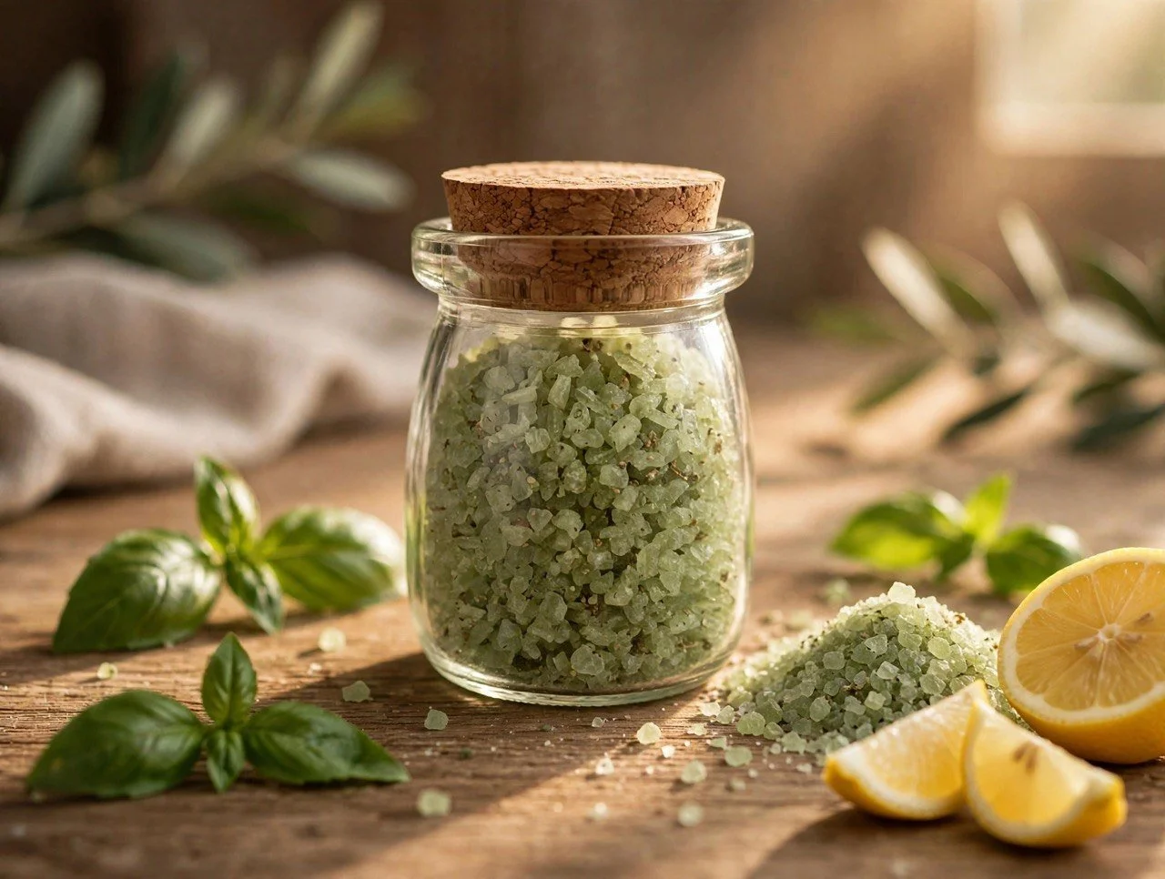 Basil & Lime Kosher Salt