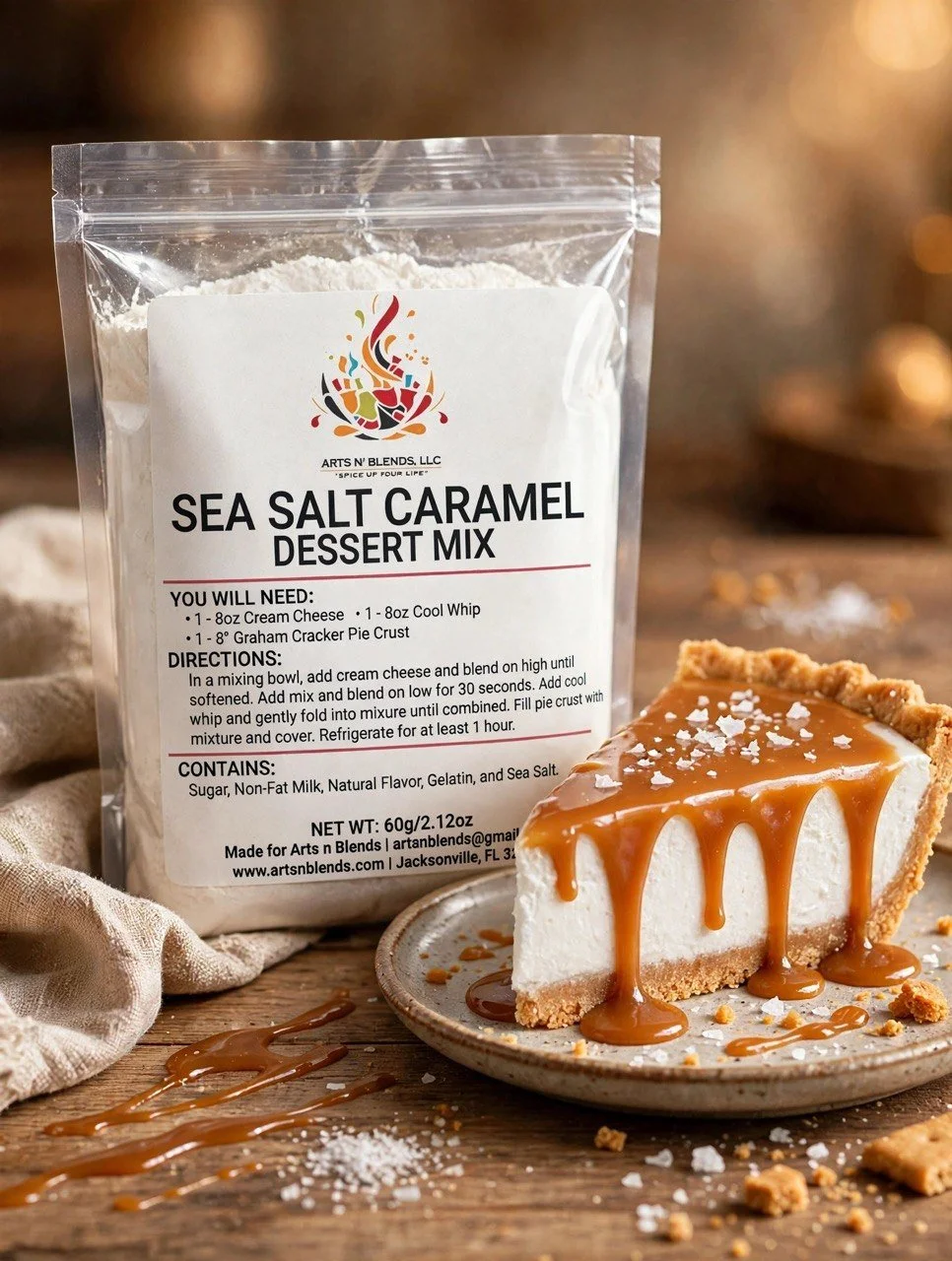 Sea Salt Caramel Dessert Mix