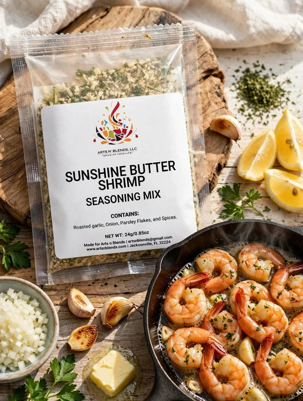 Sunshine Butter Shrimp Seasoning Mix