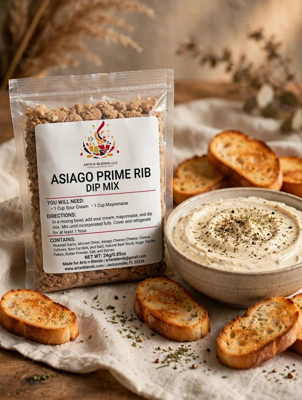 Asiago Prime Rib Mix