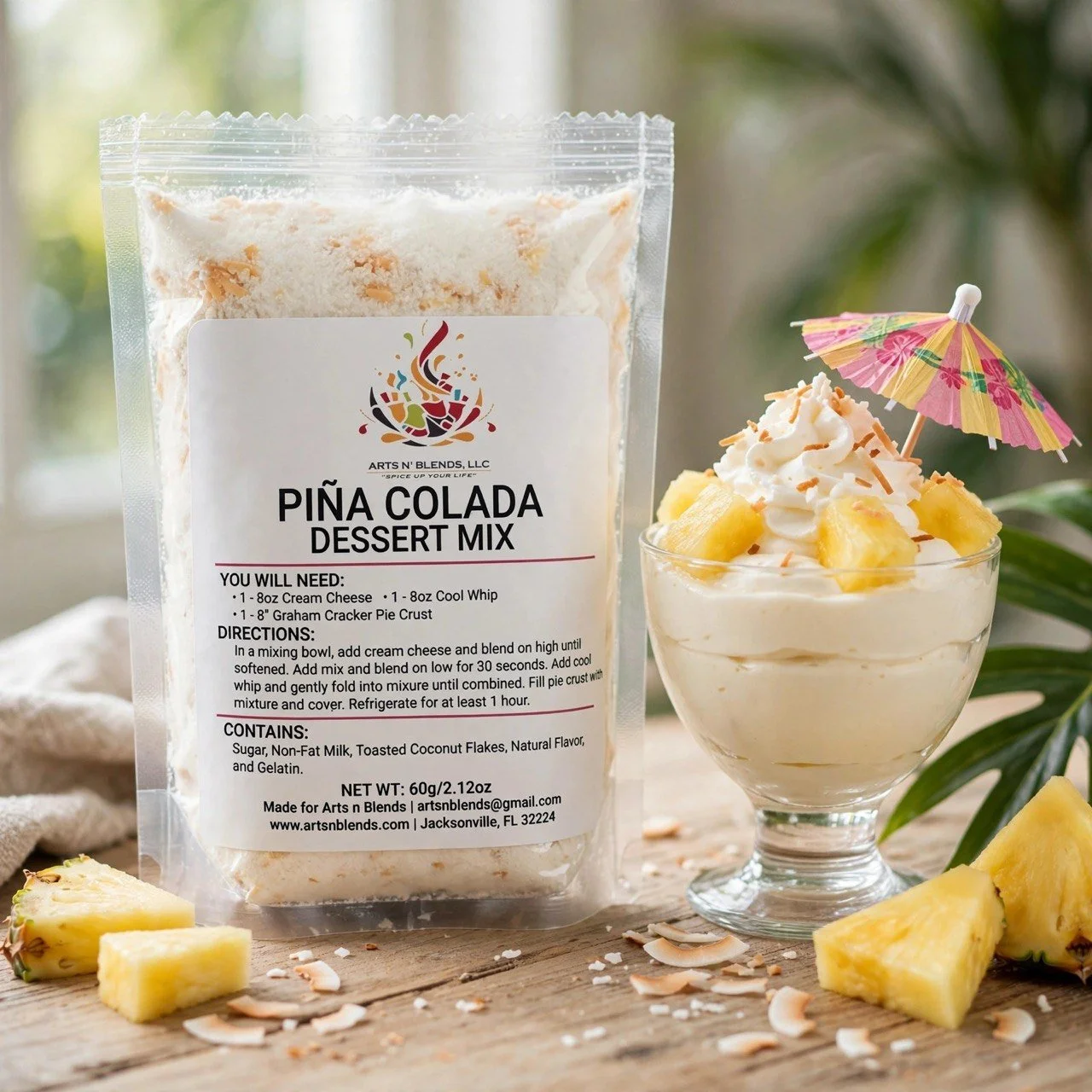 Piña Colada Dessert Mix
