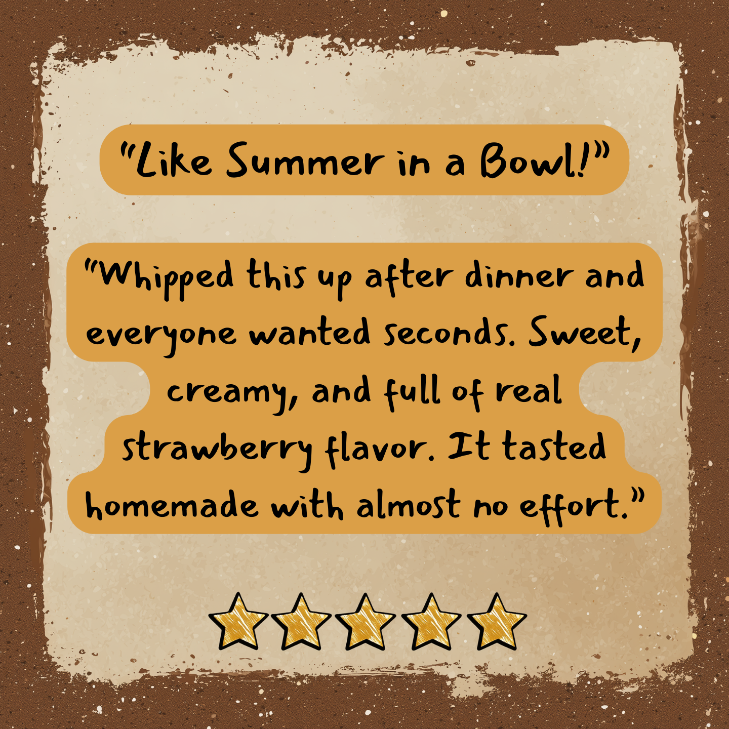 Strawberry Shortcake review 5 stars