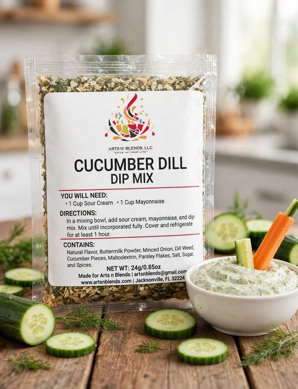 Cucumber Dill Dip Mix