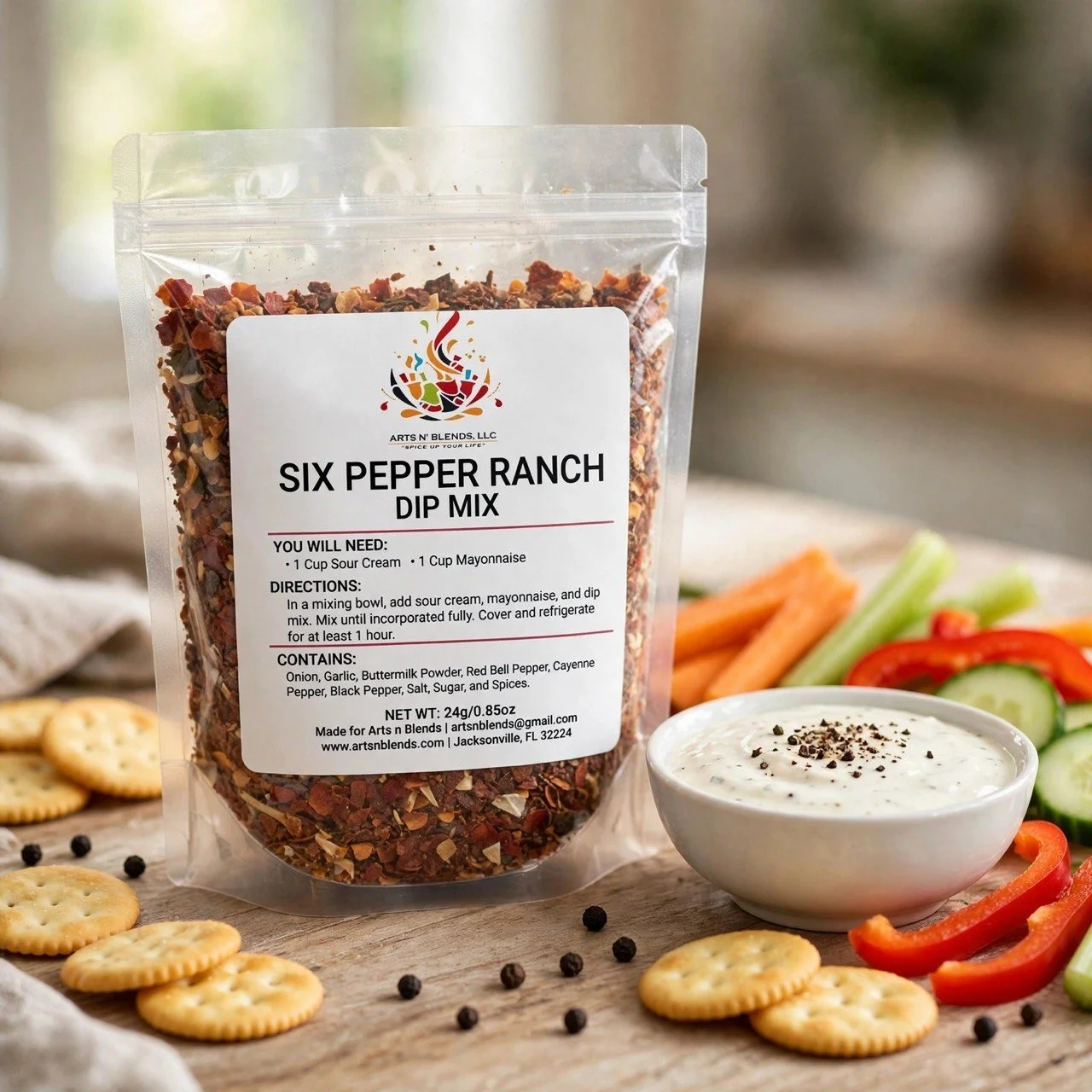 6-Pepper Ranch Dip MIx